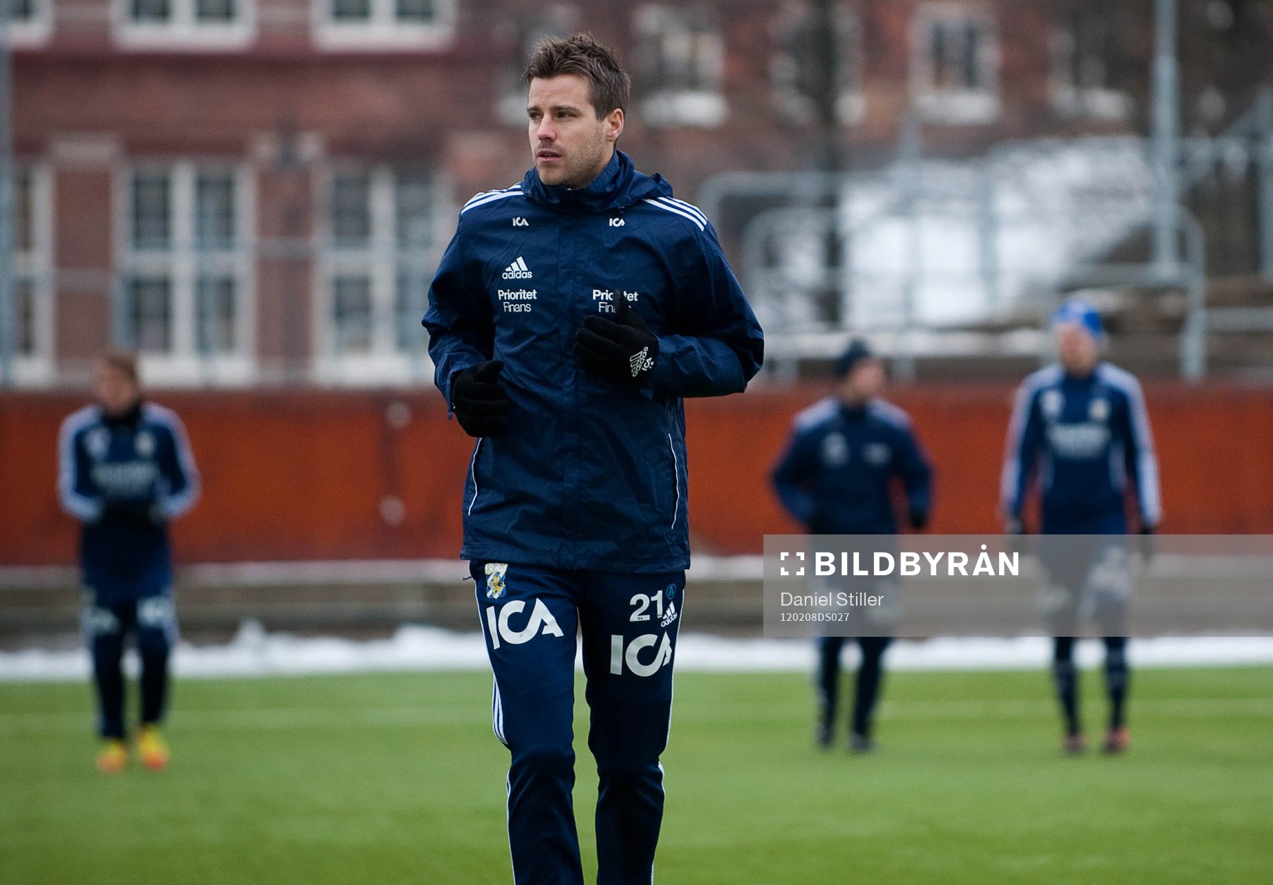 Pontus Farnerud gör sin första träning