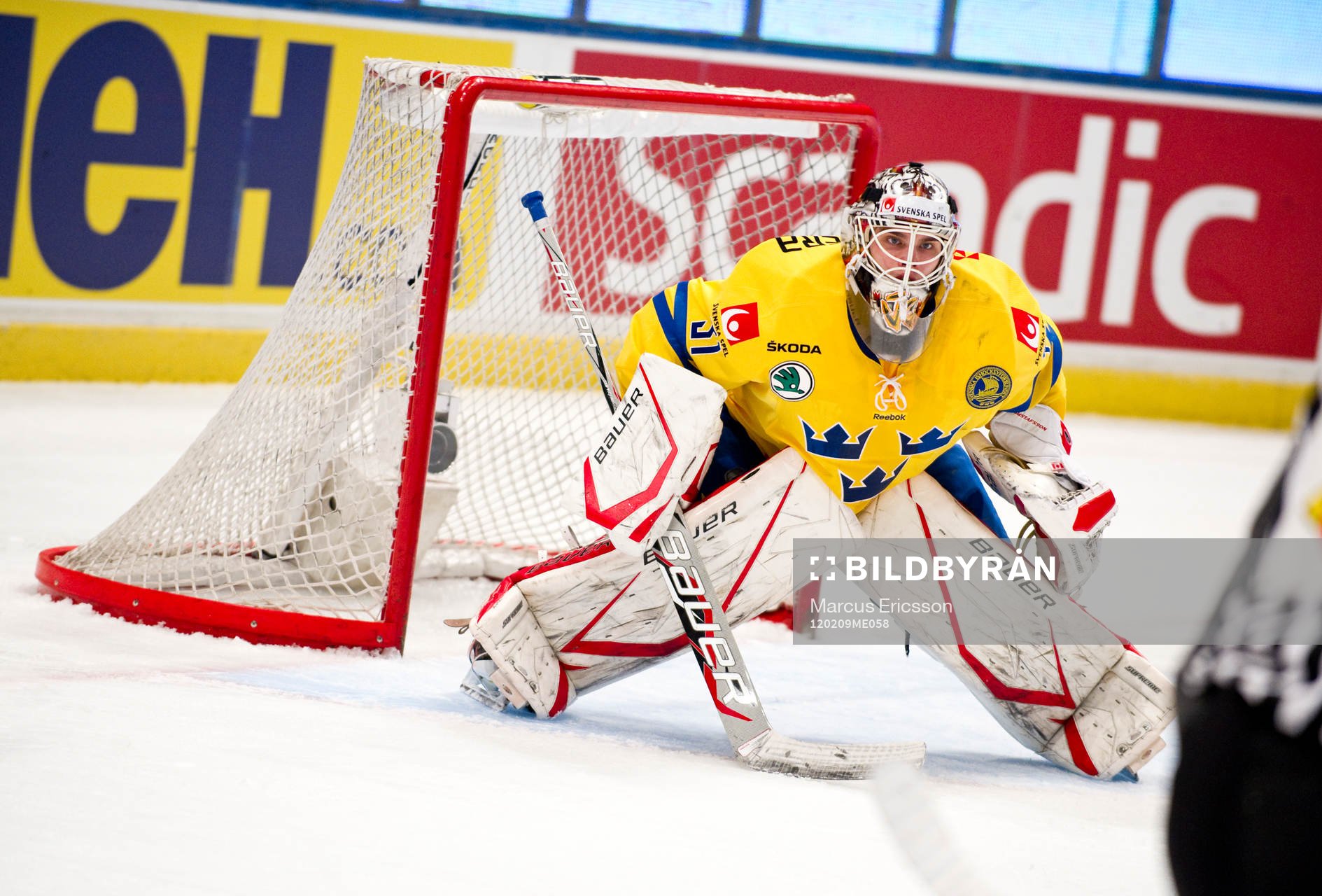 Johan Gustafsson, målvakt Sverige