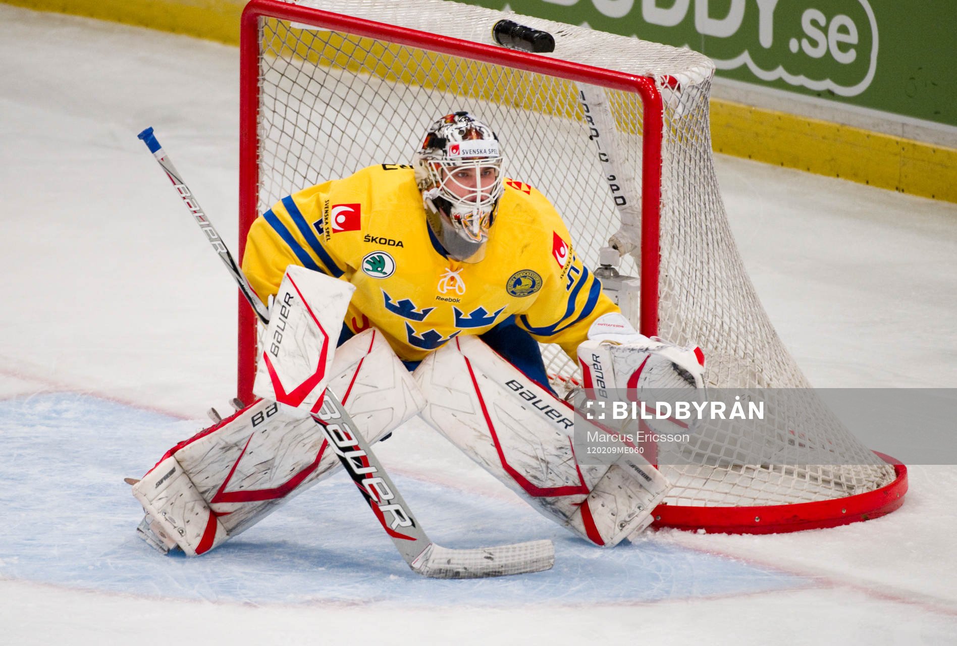 Johan Gustafsson, målvakt Sverige
