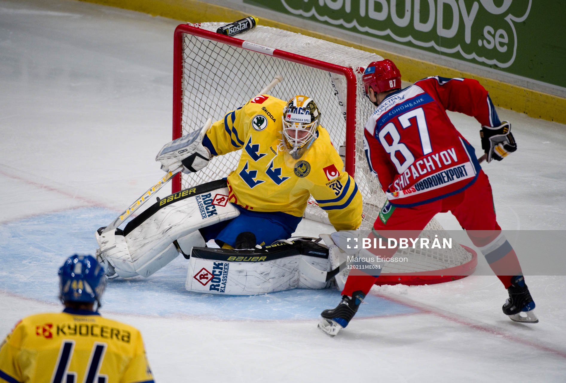 Viktor Fasth, målvakt Sverige täpper igen framför Vadim