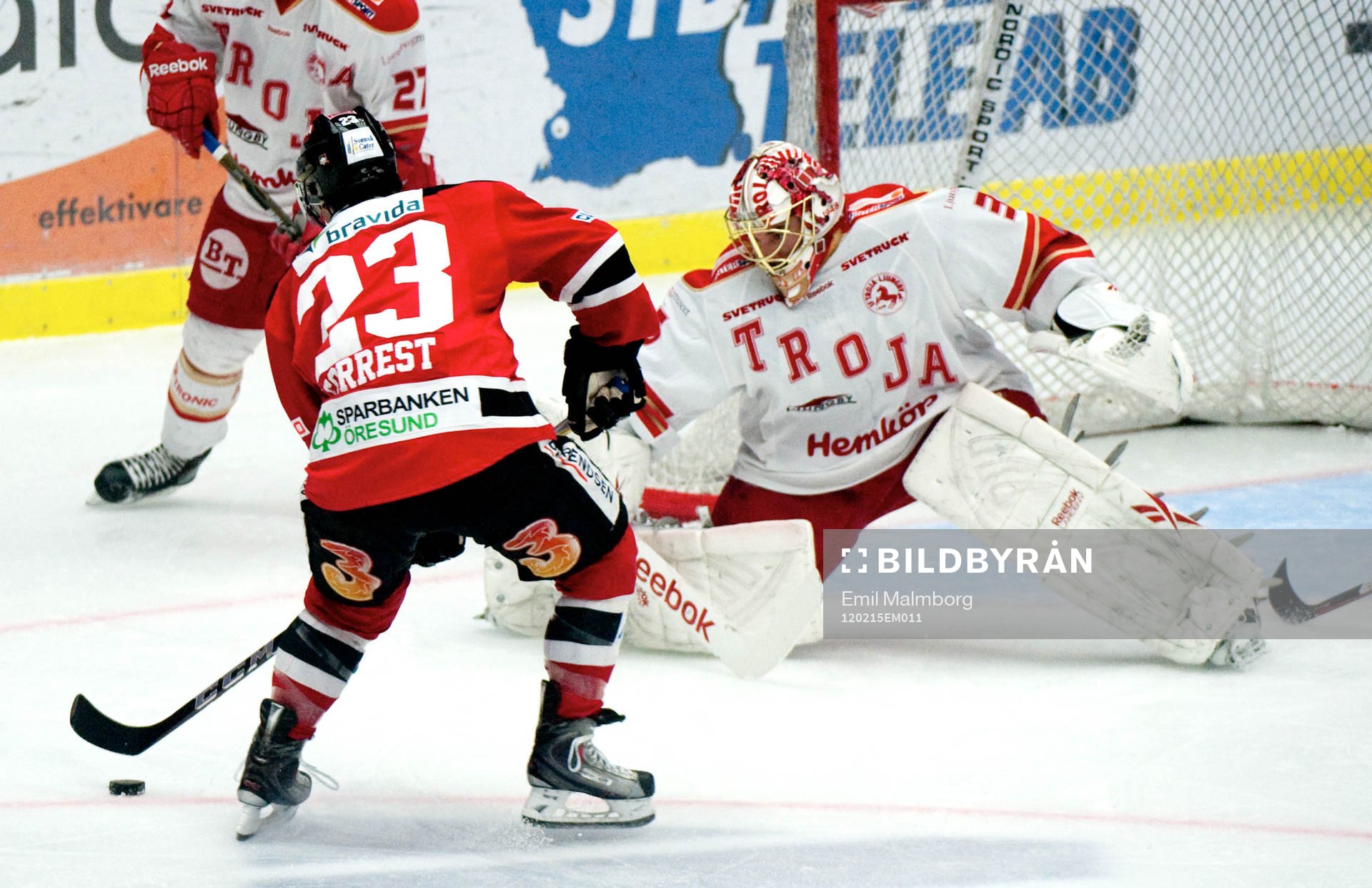 Justin Forrest, Malmö och Trevor Koenig, Troja (Målvakt)