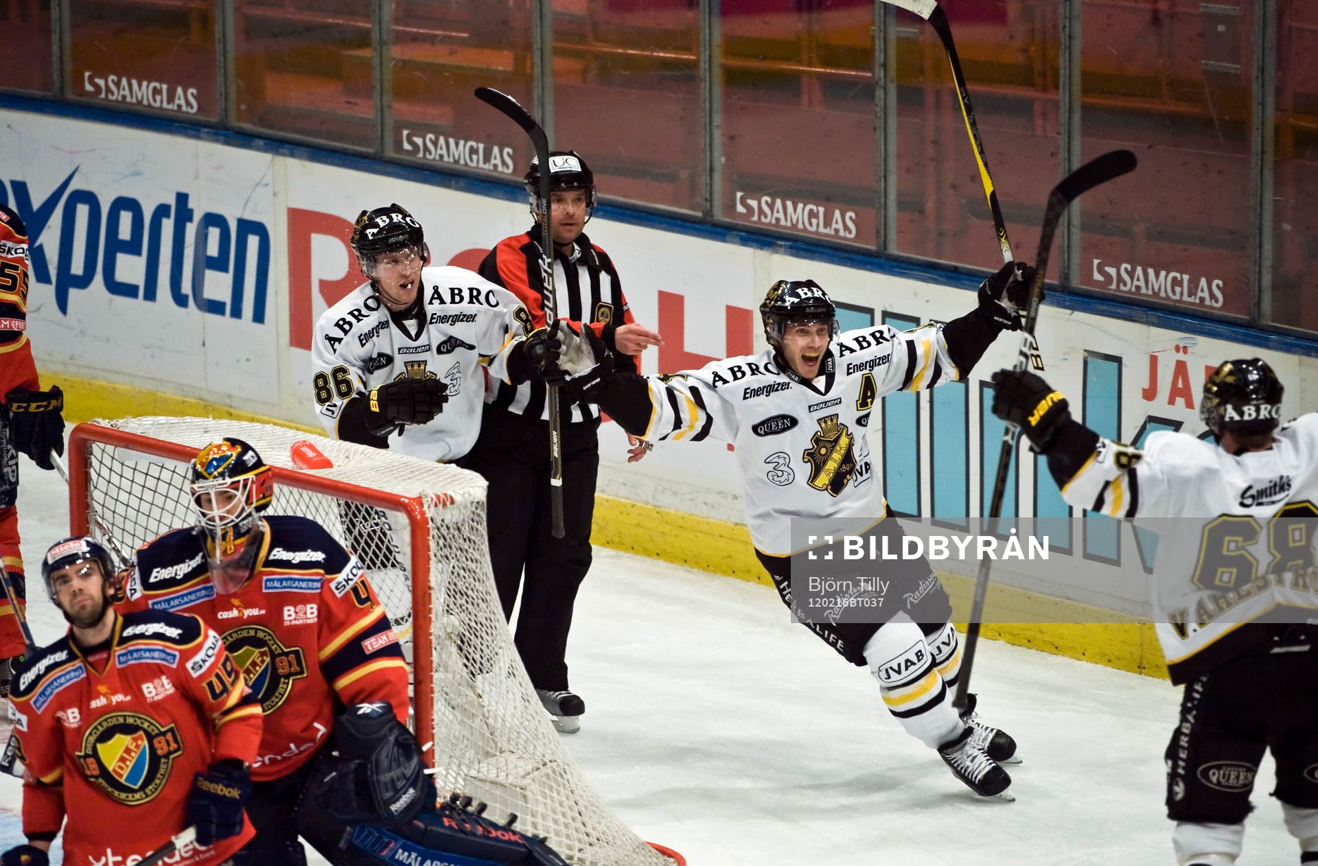 Victor Ahlström, Oscar Ahlström och Daniel Rudslätt, AIK