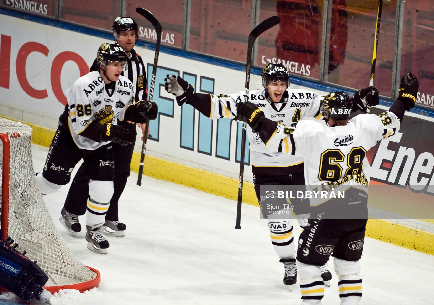 Victor Ahlström, Oscar Ahlström och Daniel Rudslätt, AIK
