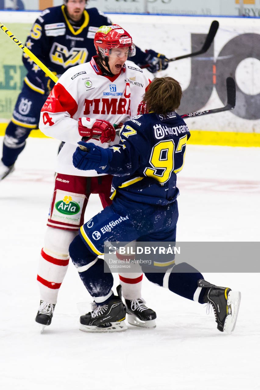 Elias Granath, Timrå IK och Per Ledin, HV71