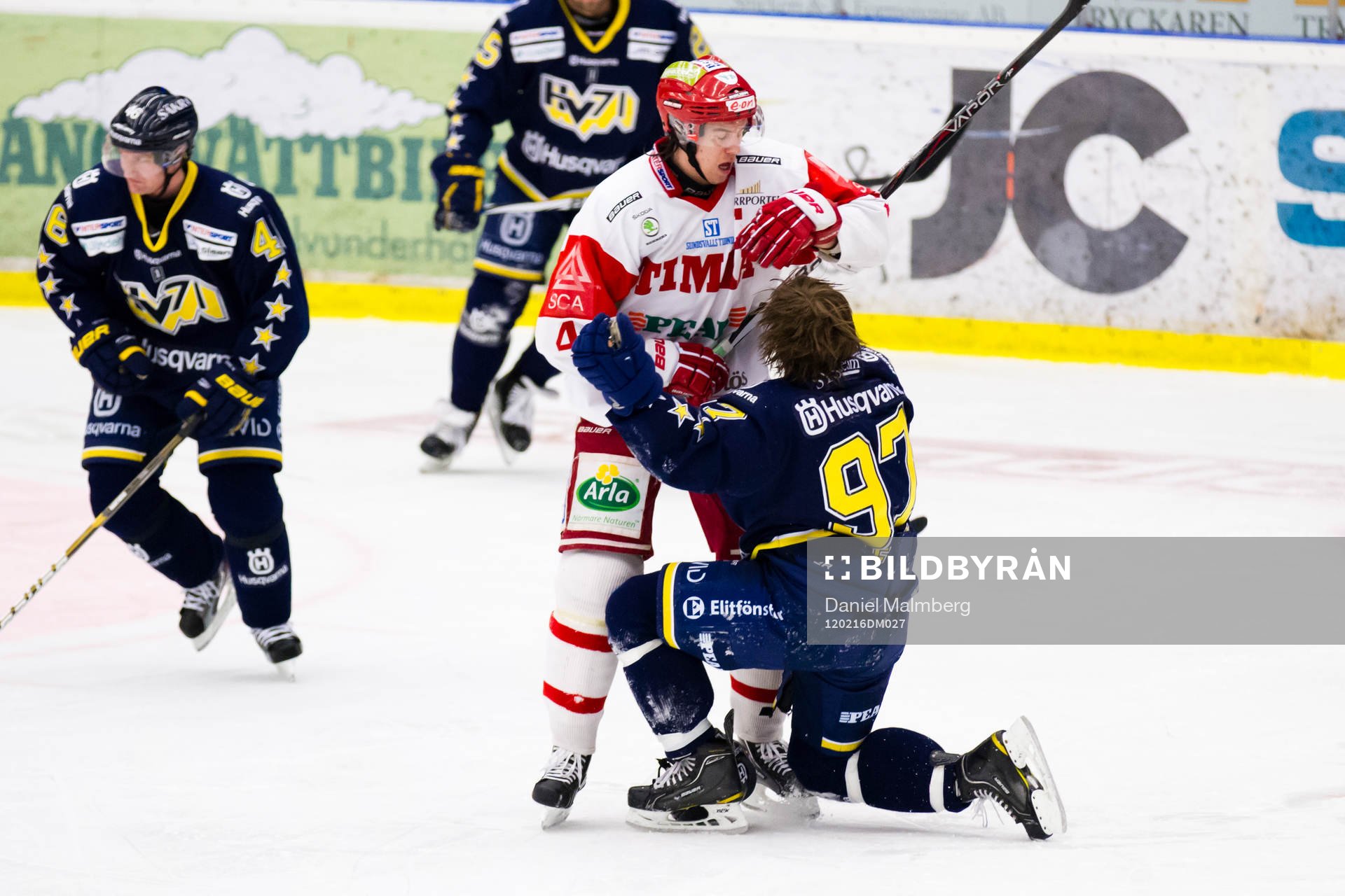 Elias Granath, Timrå IK och Per Ledin, HV71