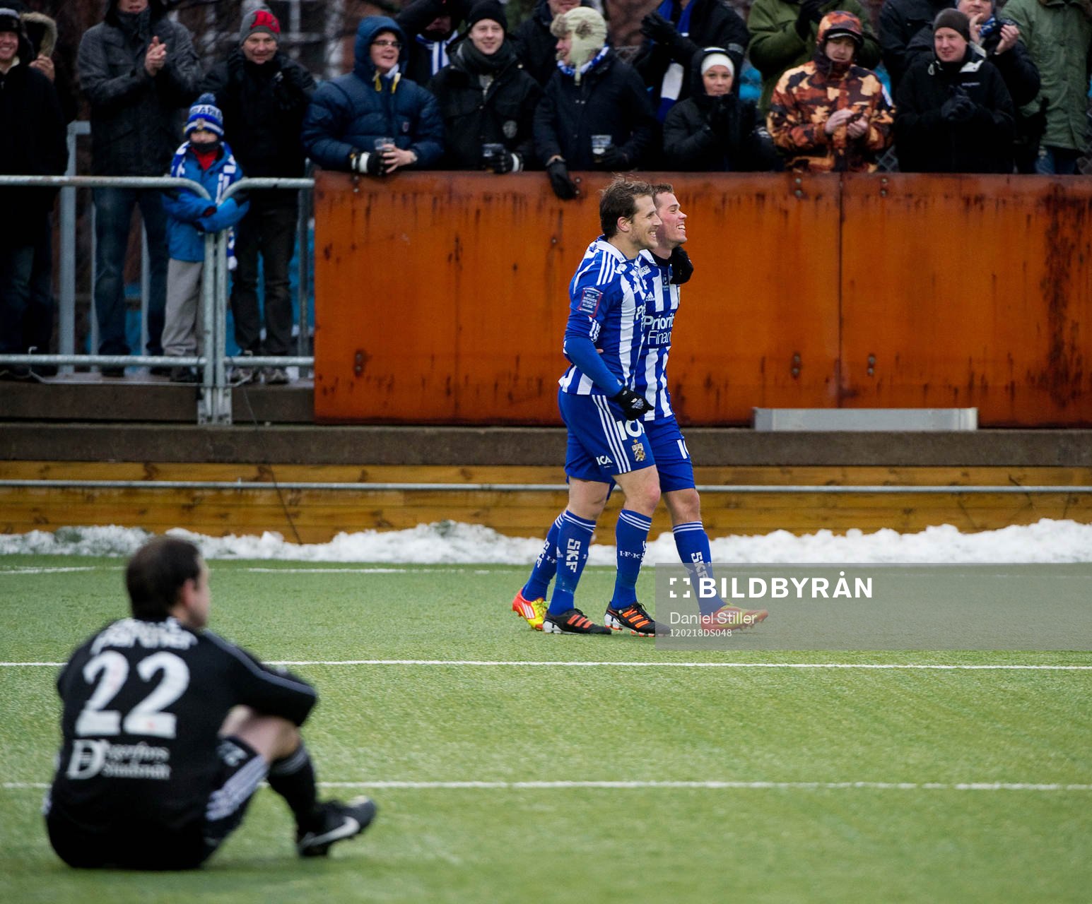 Emil Salomonsson, IFK Göteborg, gör 4-0, jubel Tobias