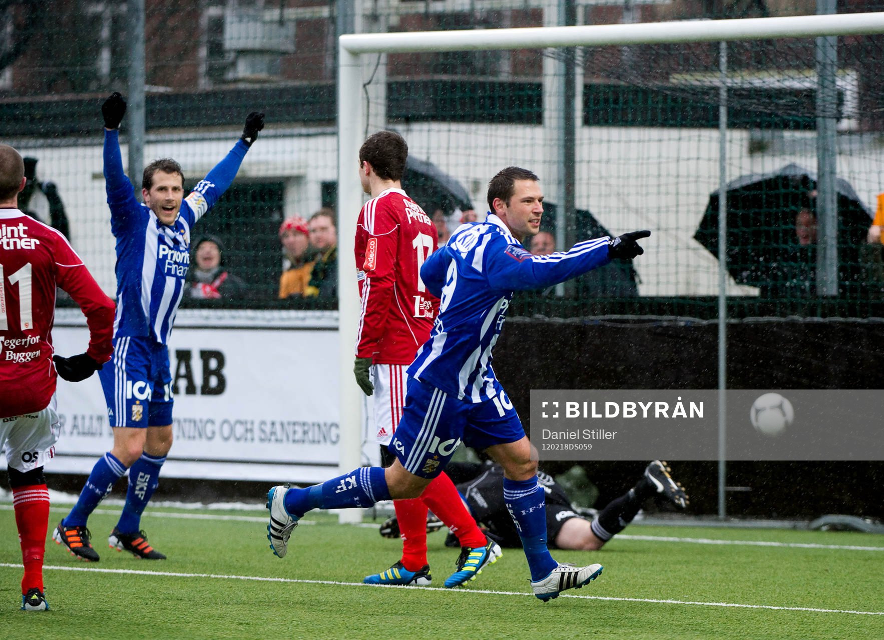 Stefan Selakovic, IFK Göteborg, gör 1-0, jubel