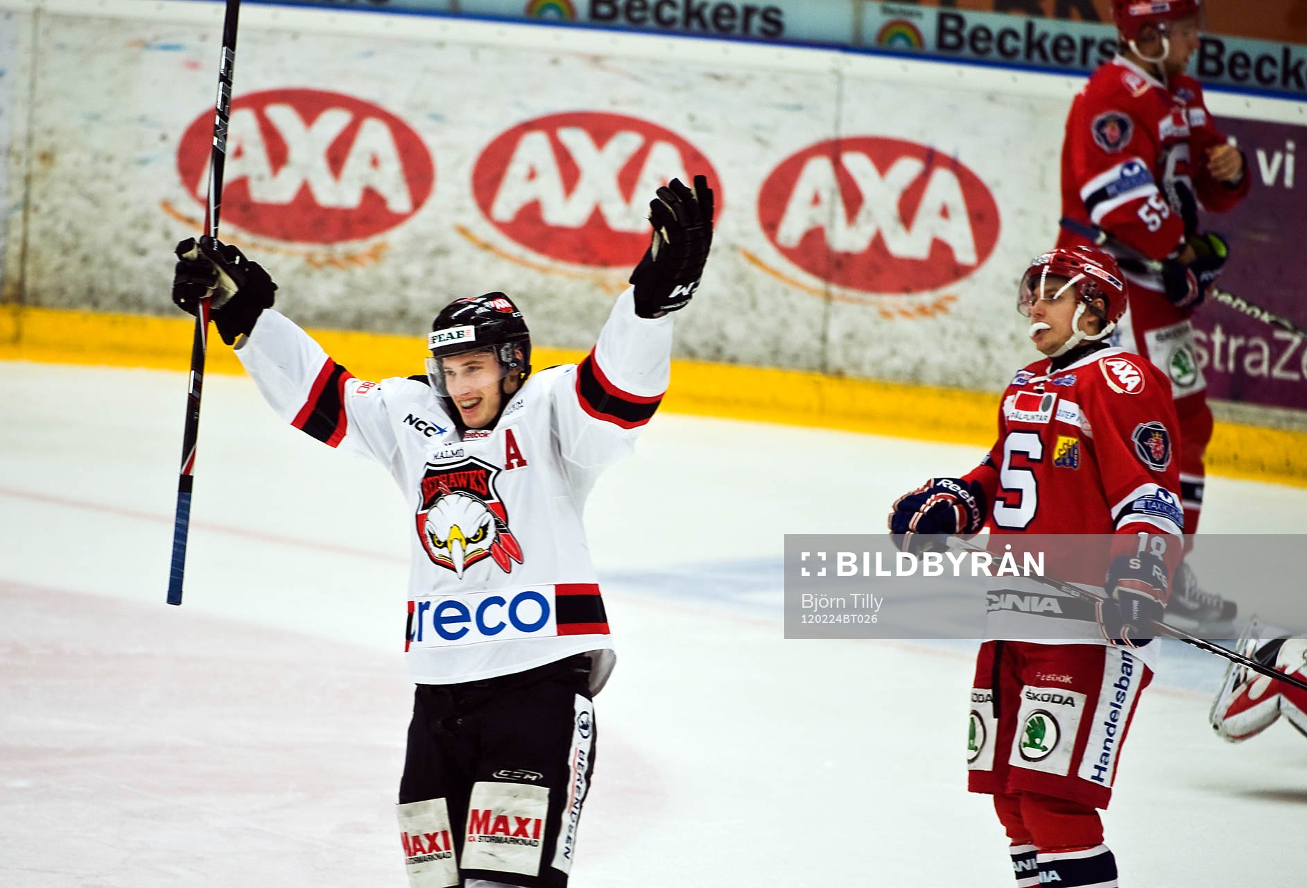 Robin Alvarez, Malmö, jubel och Andreas Hjelm,