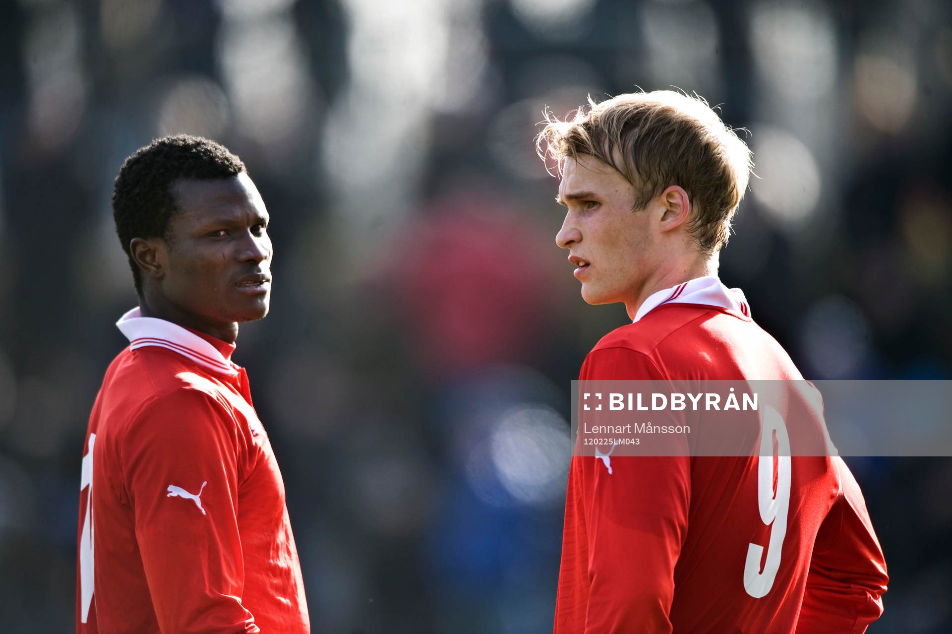 Abiola Dauda och Sebastian Andersson