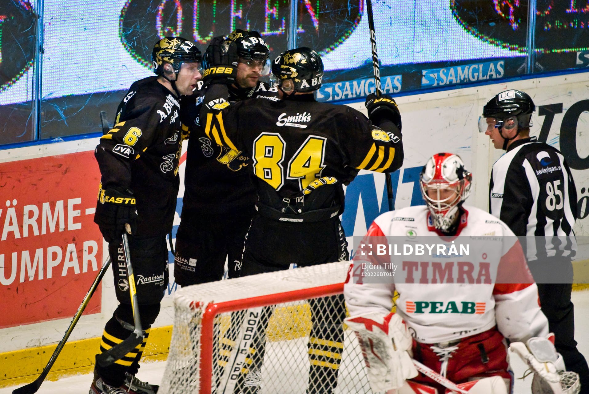 Dick Tärnström, Kent McDonell och Patric Blomdahl, AIK,