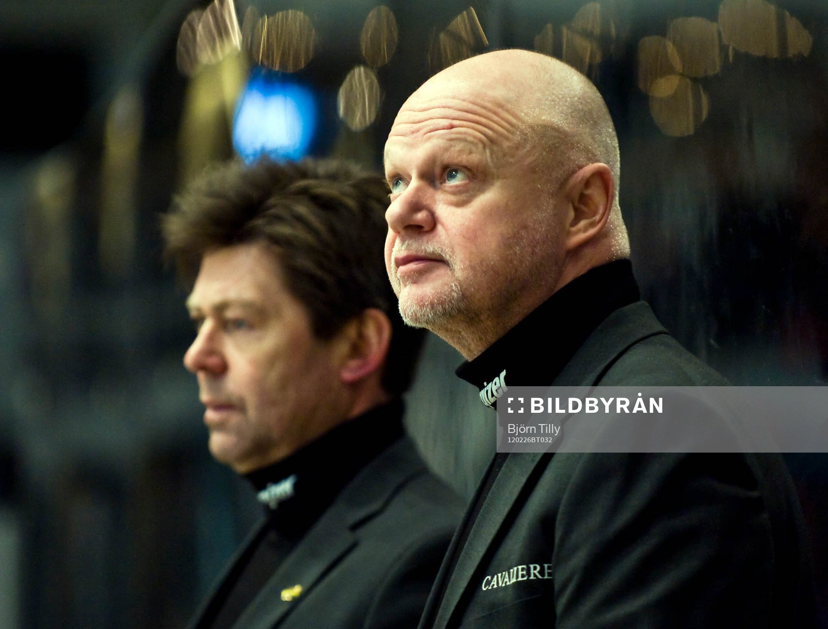 Gunnar Persson, assisterande tränare och Roger Melin,
