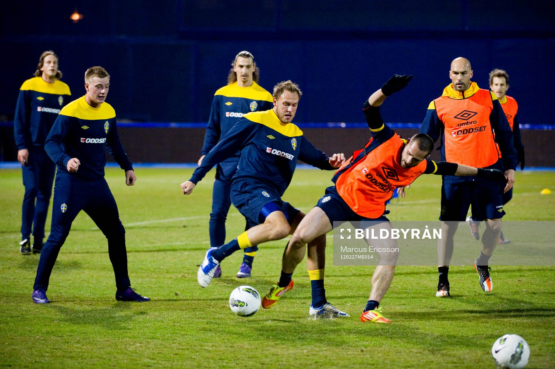 Zlatan Ibrahimovic, Andreas Granqvist, Emir Bajrami och