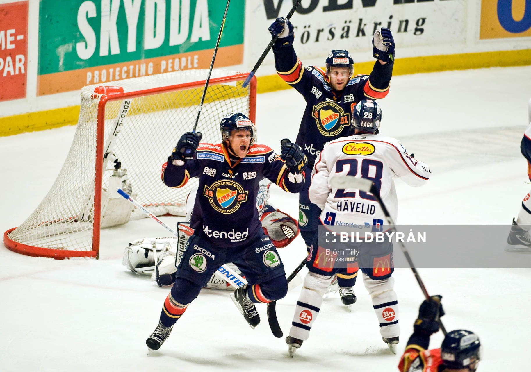 Mathias Tjärnqvist och Marcus Nilson, Djurgården, jubel