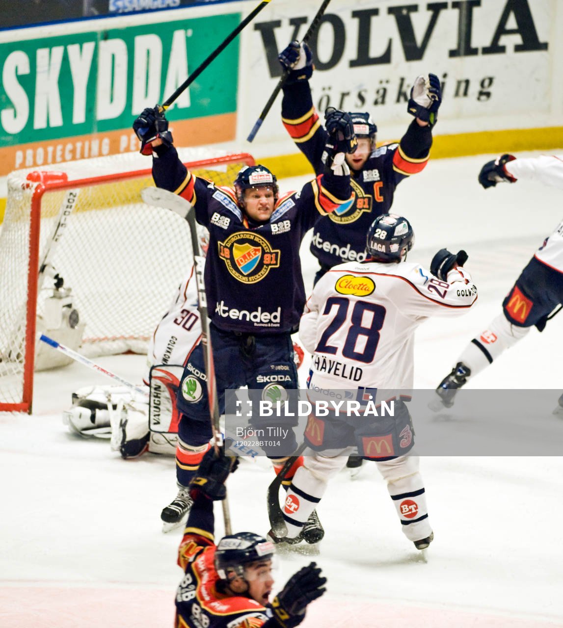 Mathias Tjärnqvist och Marcus Nilson, Djurgården, jubel