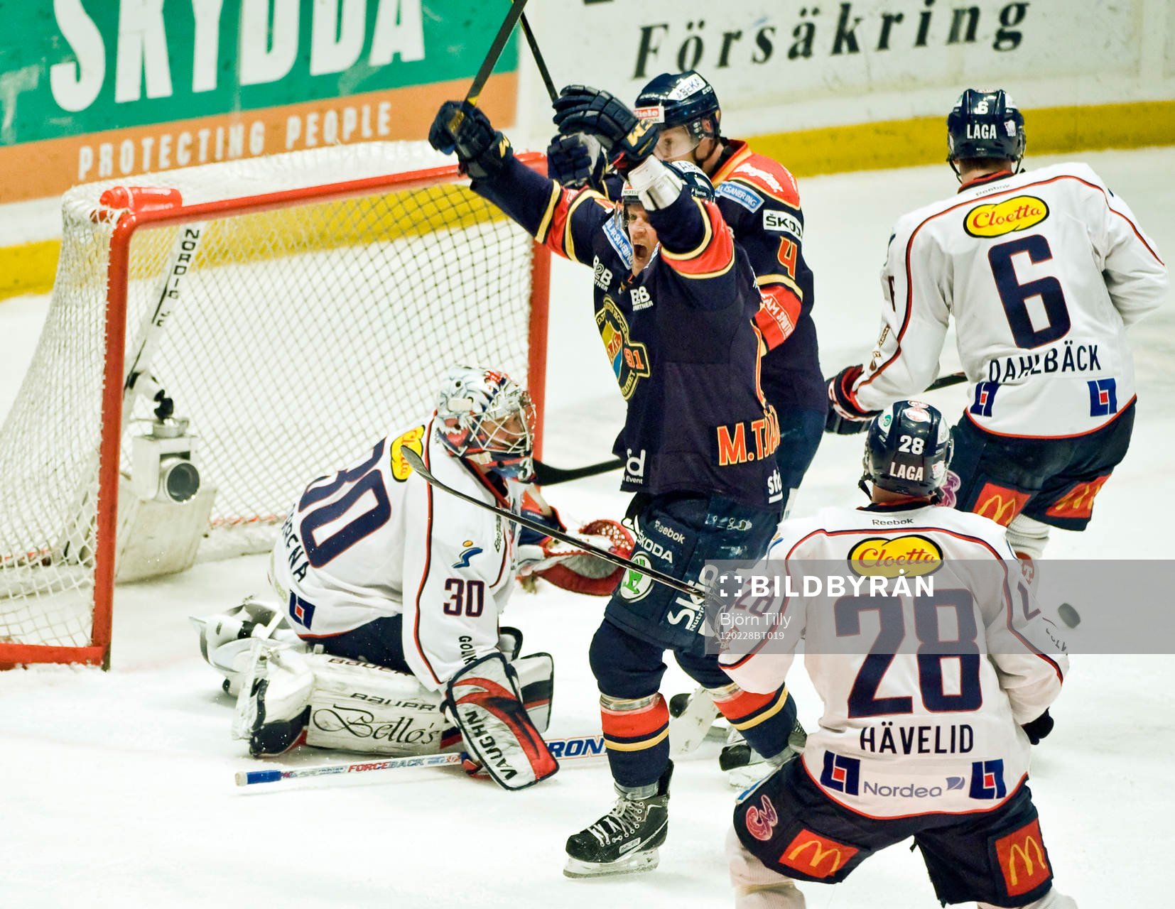 Fredrik Norrena, målvakt, Linköping och Mathias