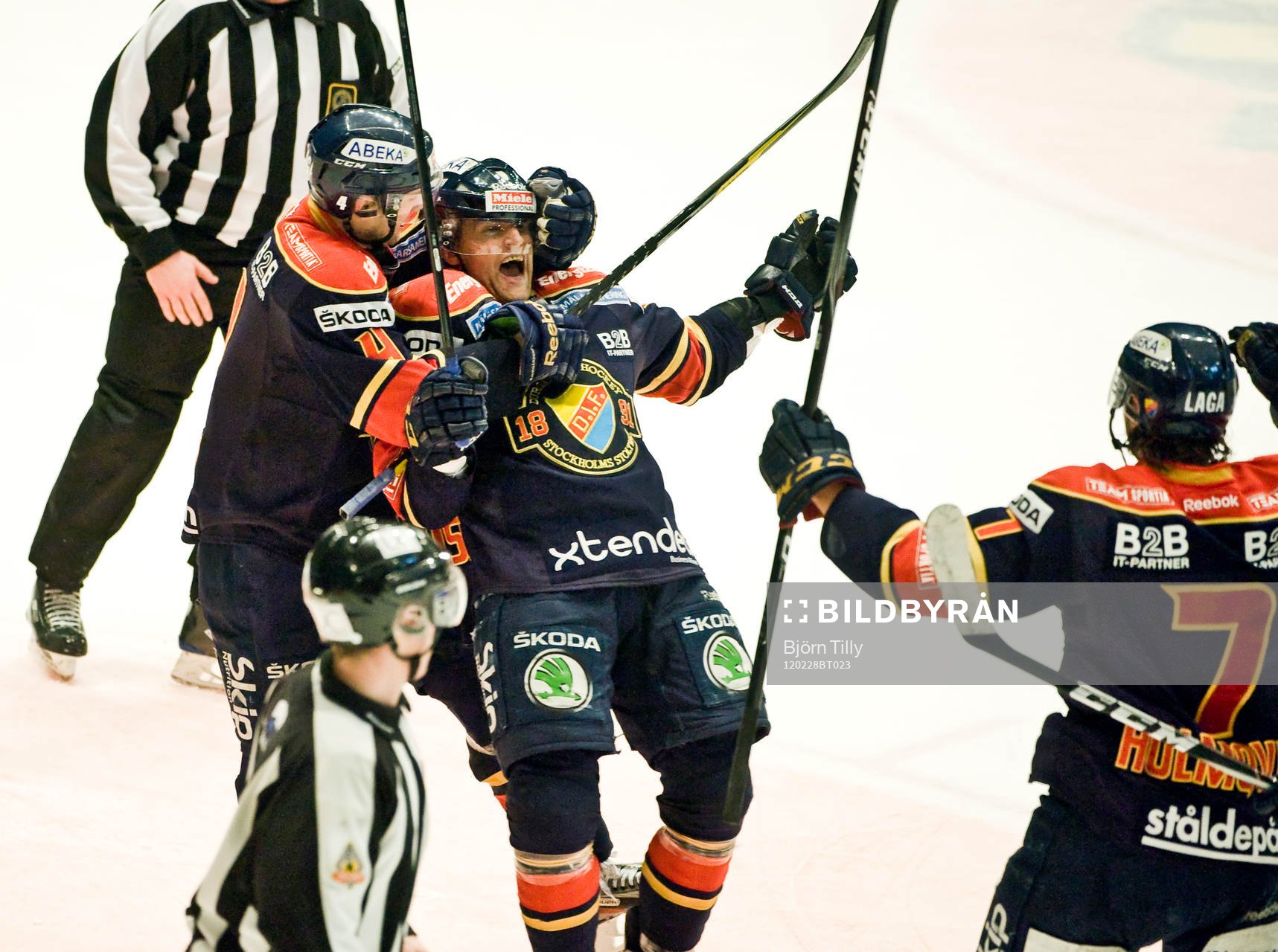 Marcus Nilson och Mathias Tjärnqvist, Djurgården, jubel