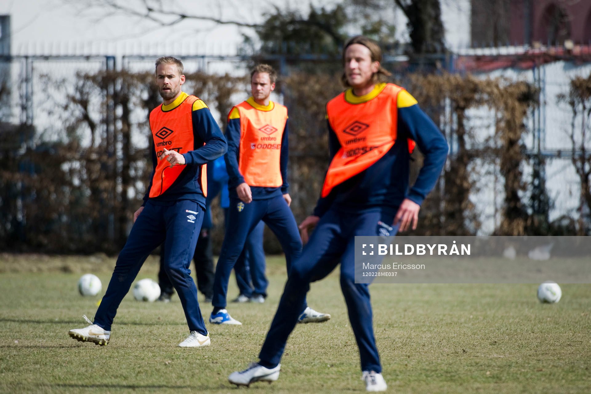 Backlinjen, Olof Mellberg, Andreas Granqvist och Jonas