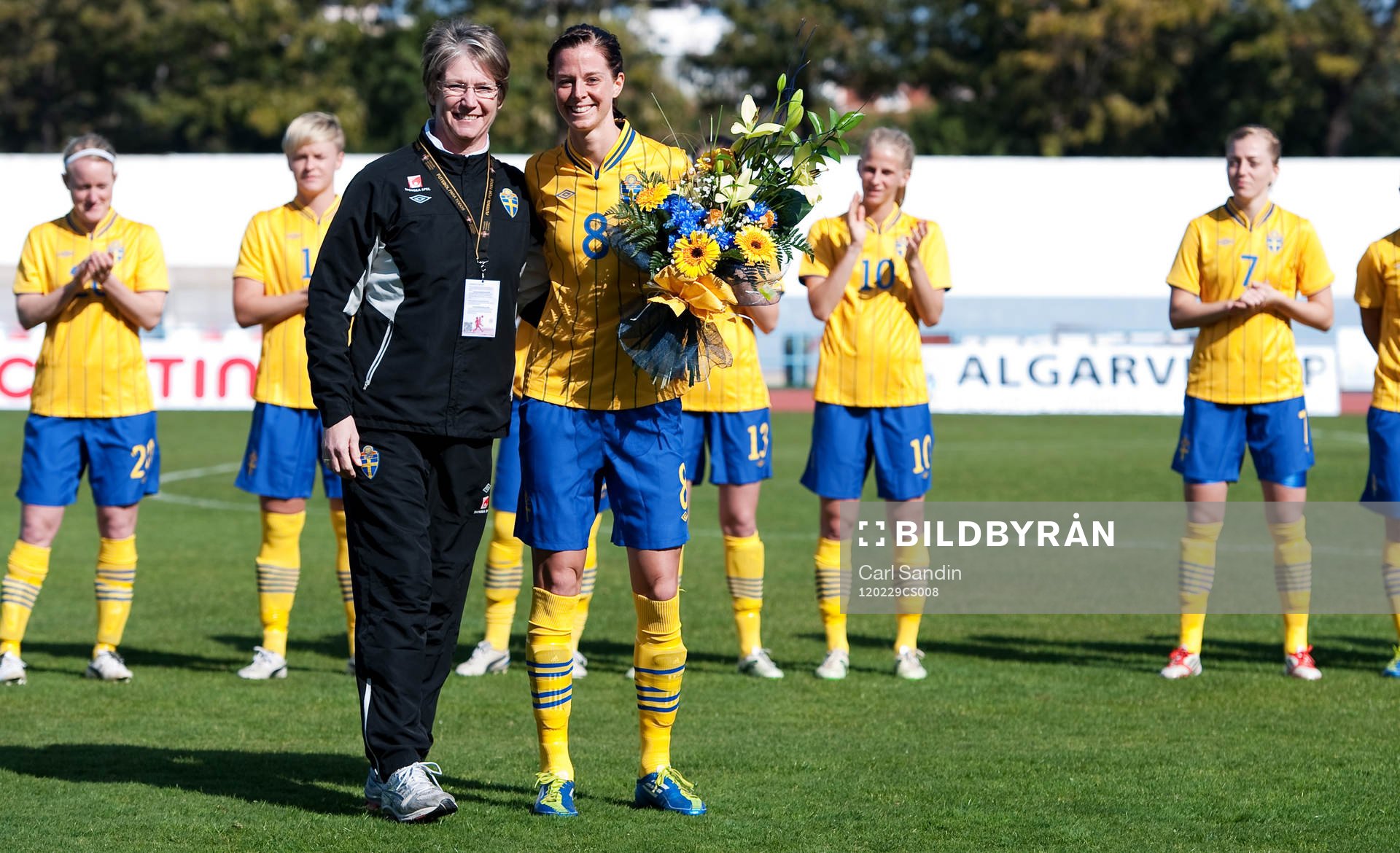  Annelie Larsson, förbundsstyrelsen, Lotta Schelin, Sverige, 100 landskamper