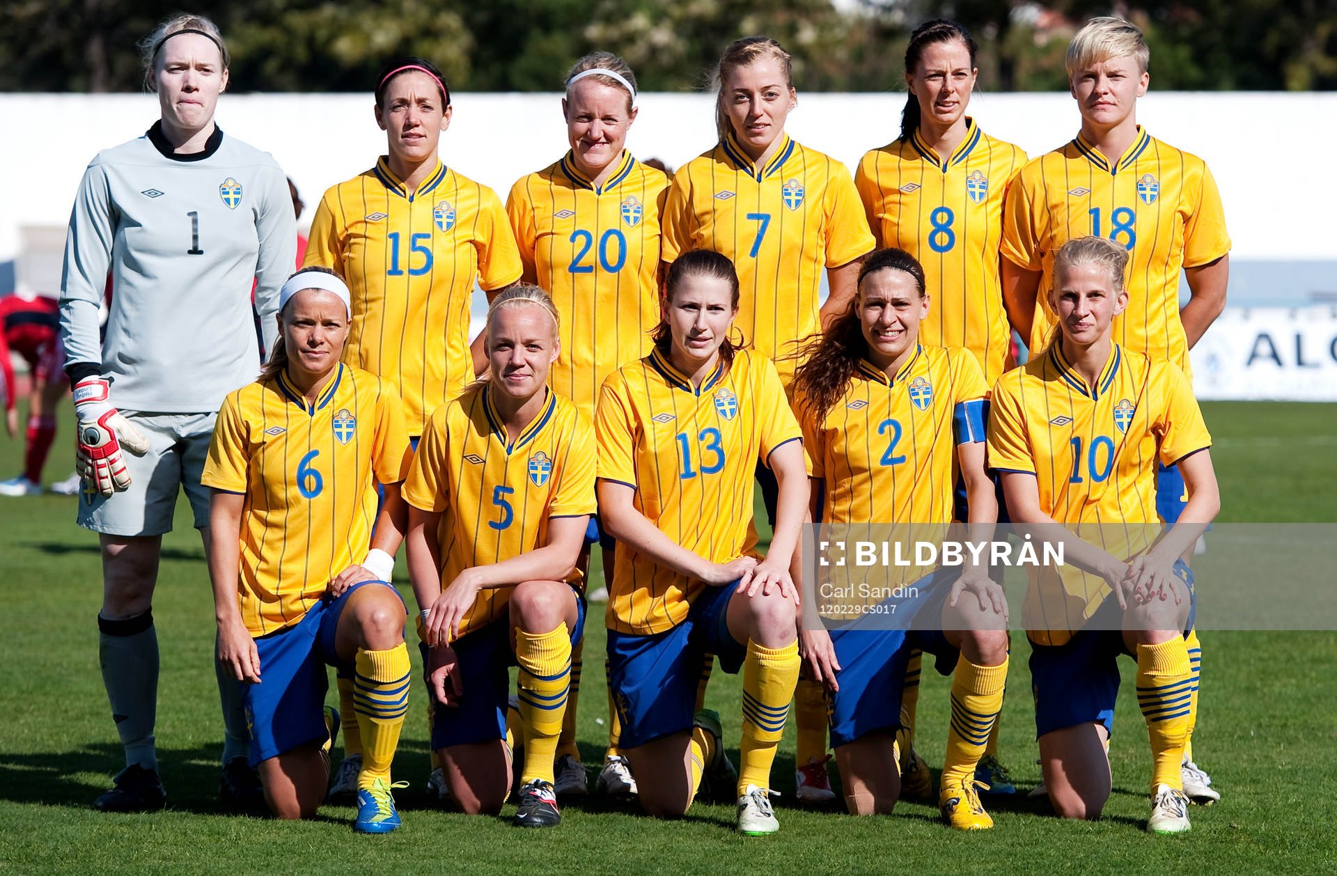 Hedvig Lindahl, målvakt, Therese Sjögran, Marie