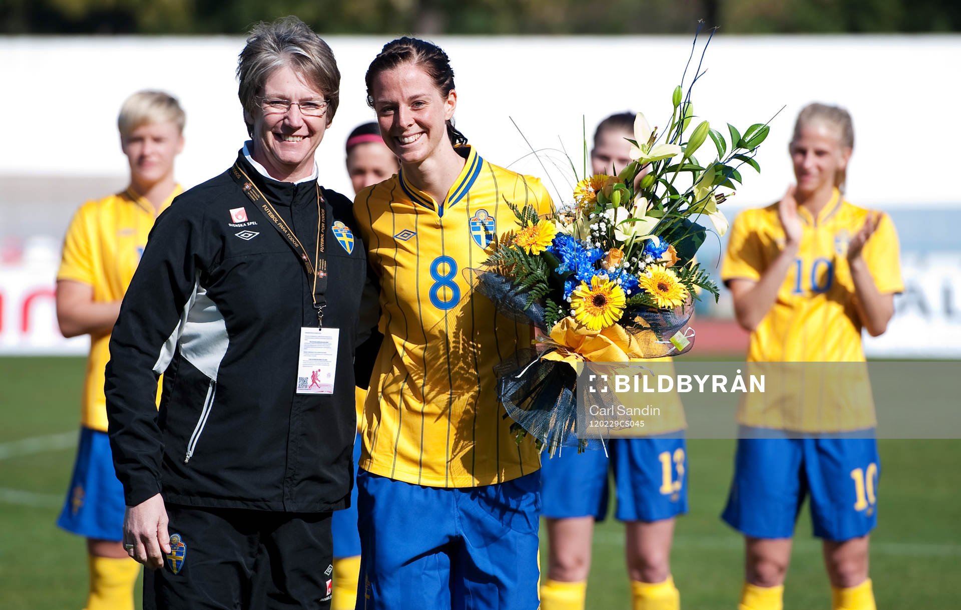  Annelie Larsson, förbundsstyrelsen, Lotta Schelin, Sverige, 100 landskamper.