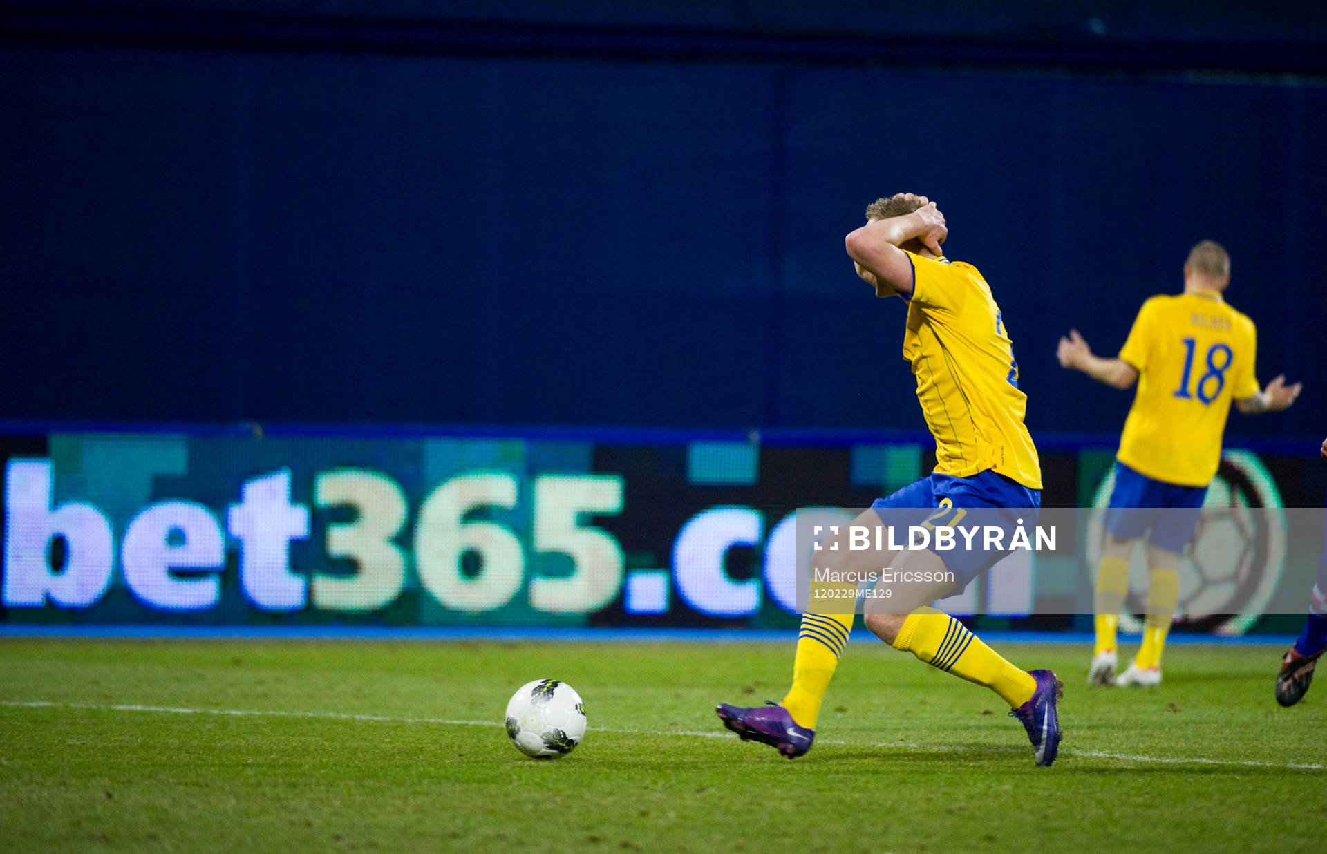 Fotboll, Träningsmatch, Kroatien - Sverige