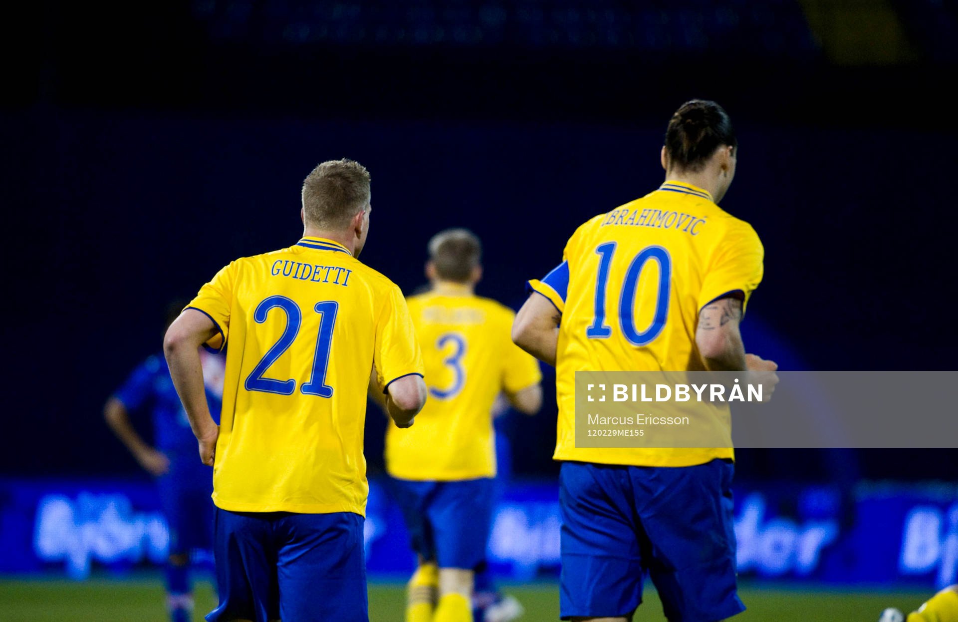 John Guidetti och Zlatan Ibrahimovic, Sverige