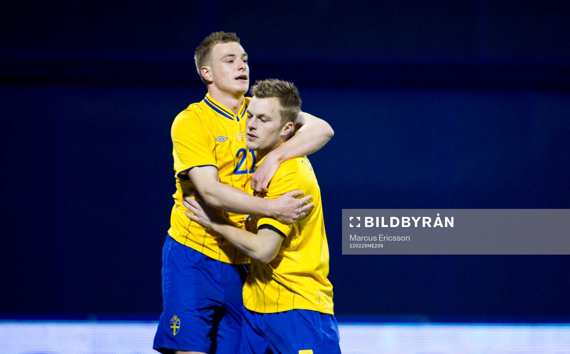John Guidetti och Sebastian Larsson, Sverige, glädje, jubel