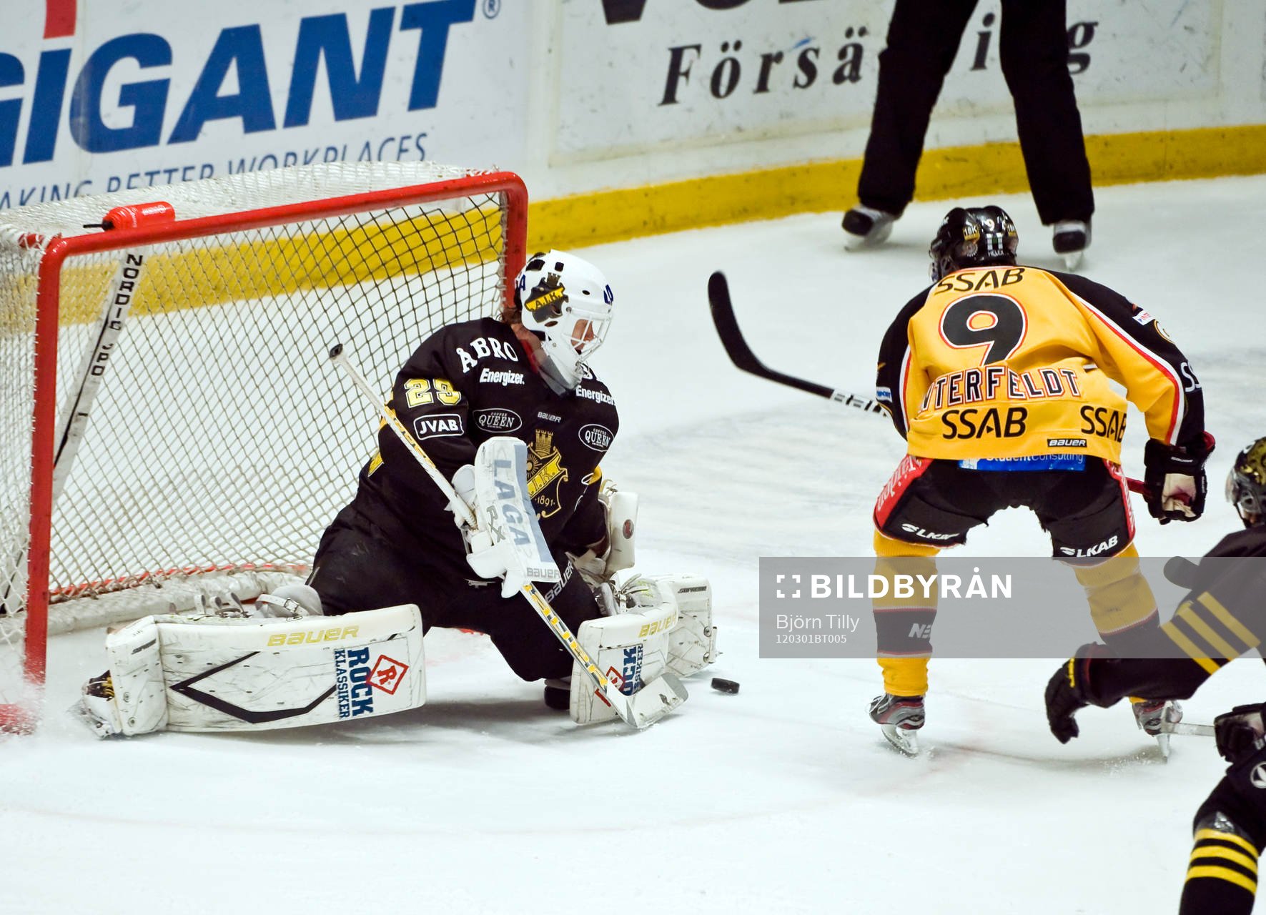 Markus Svensson, målvakt, AIK och Sebastian Enterfeldt,