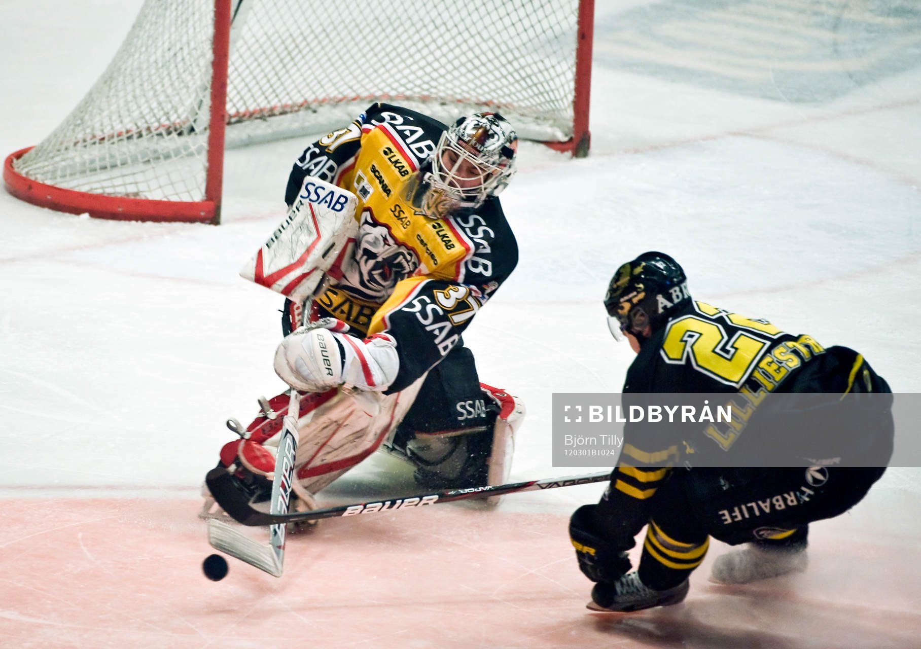 Johan Gustafsson, målvakt, Luleå och David
