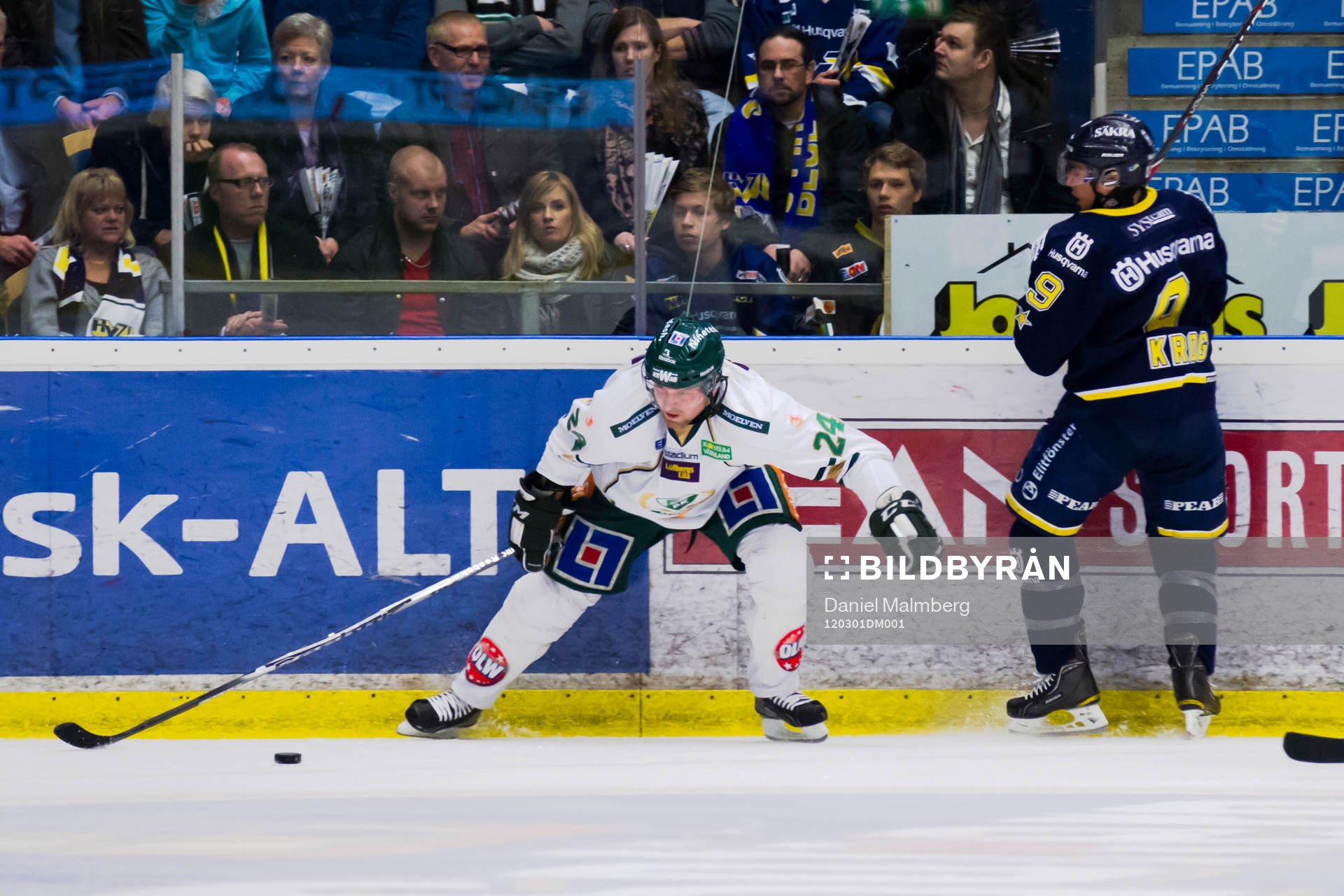 Jonas Frögren, Färjestad, Jason Krog, HV71