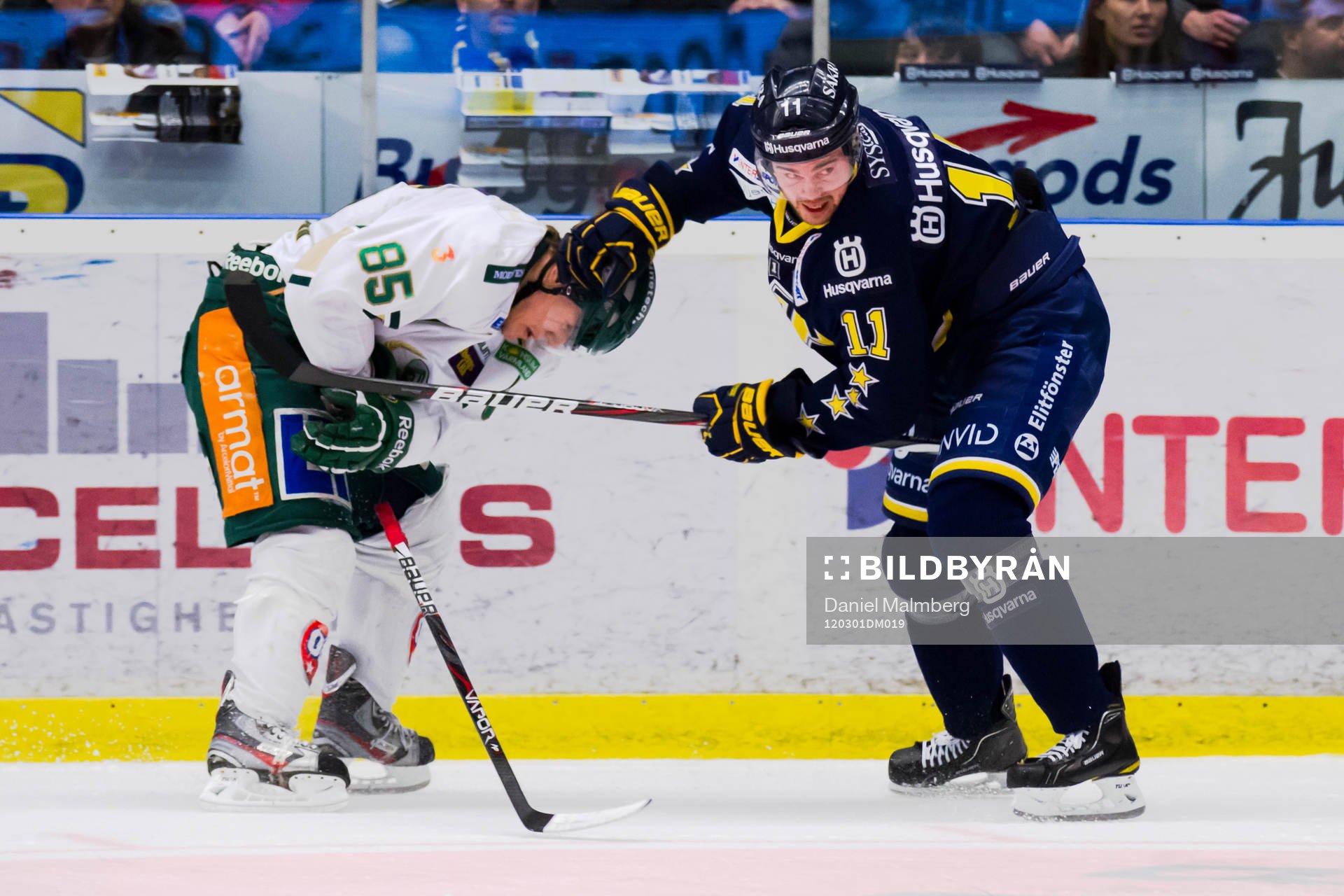 Mikael Johansson, Färjestad, Jesse Joensuu, HV71
