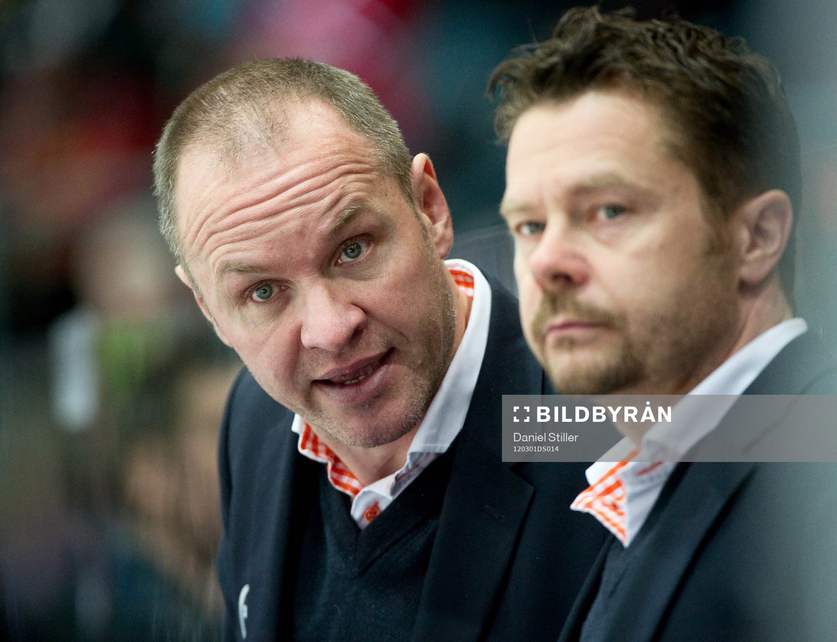 Jan Karlsson, tränare, Fredrik Hellgren, assisterande