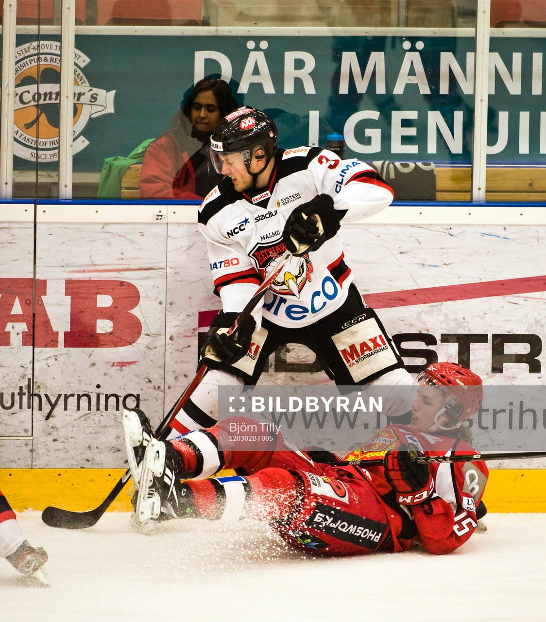 Robin Weihager, Malmö och Mattias Johansson, Almtuna