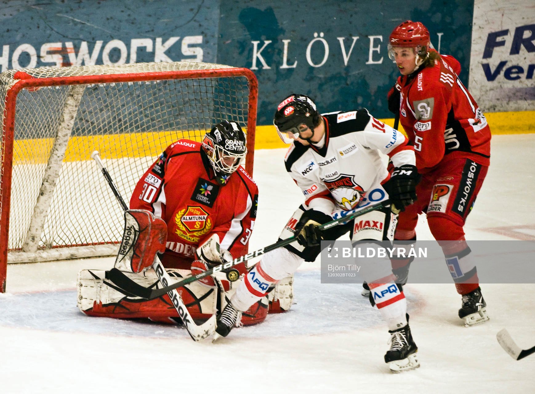 Adam Reideborn, målvakt, Almtuna, Magnus Häggström,