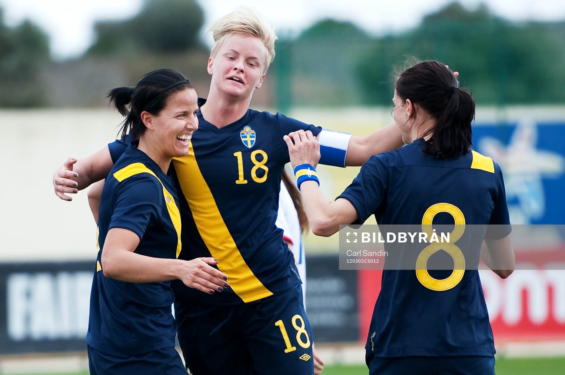 Jessica Landström, Nilla Fischer, Lotta Schelin, Sverige,