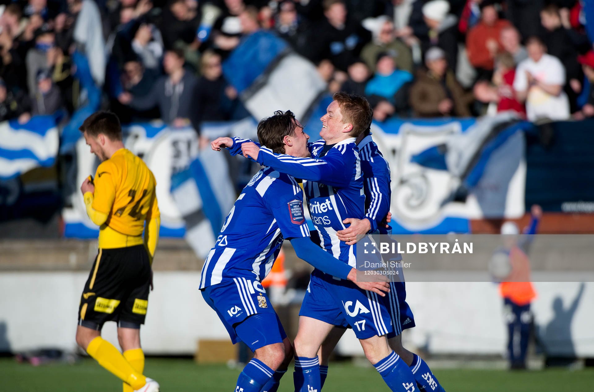 Sam Larsson, IFK Göteborg, gör 3-0. Jubel Philip Haglund