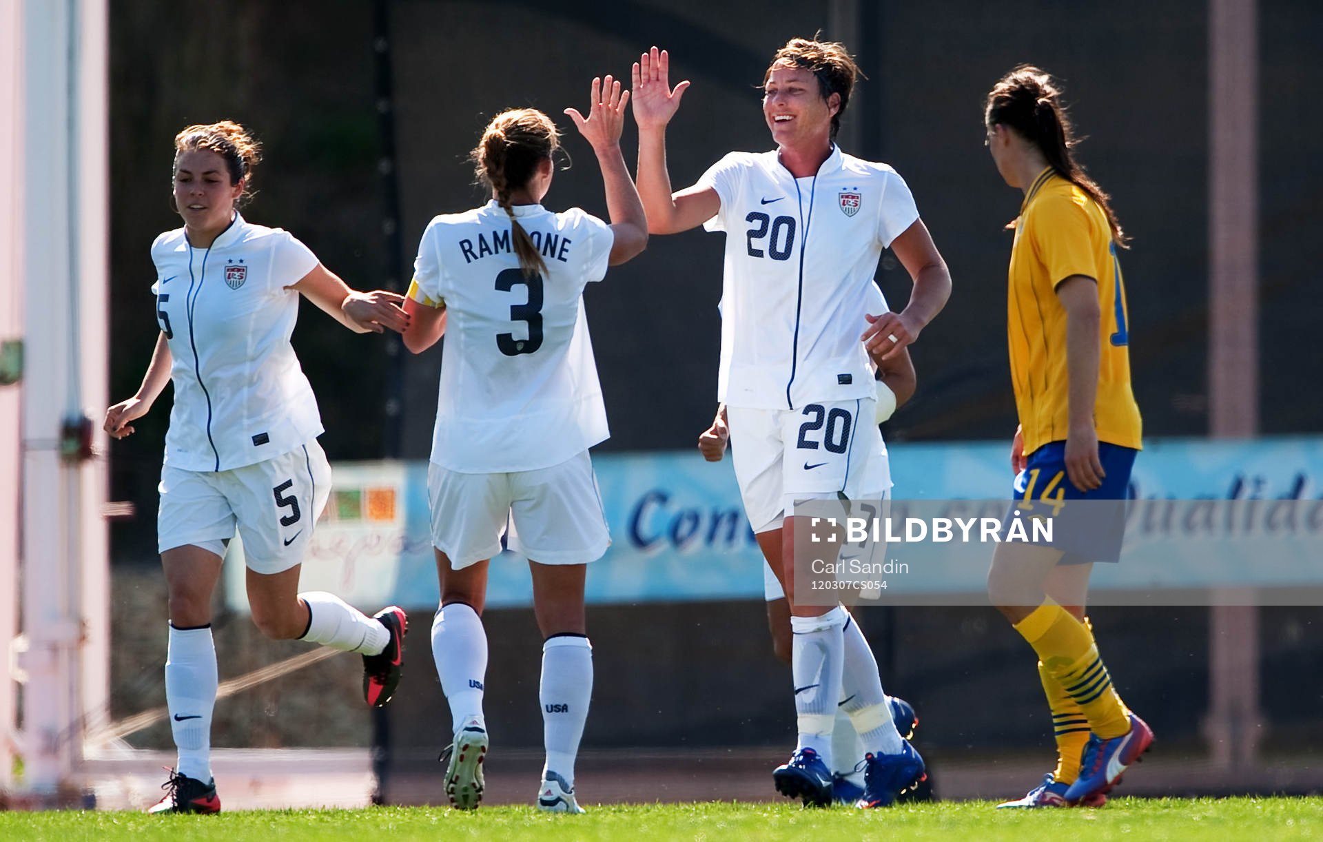 Abby Wambach, USA, jubel, 0-3