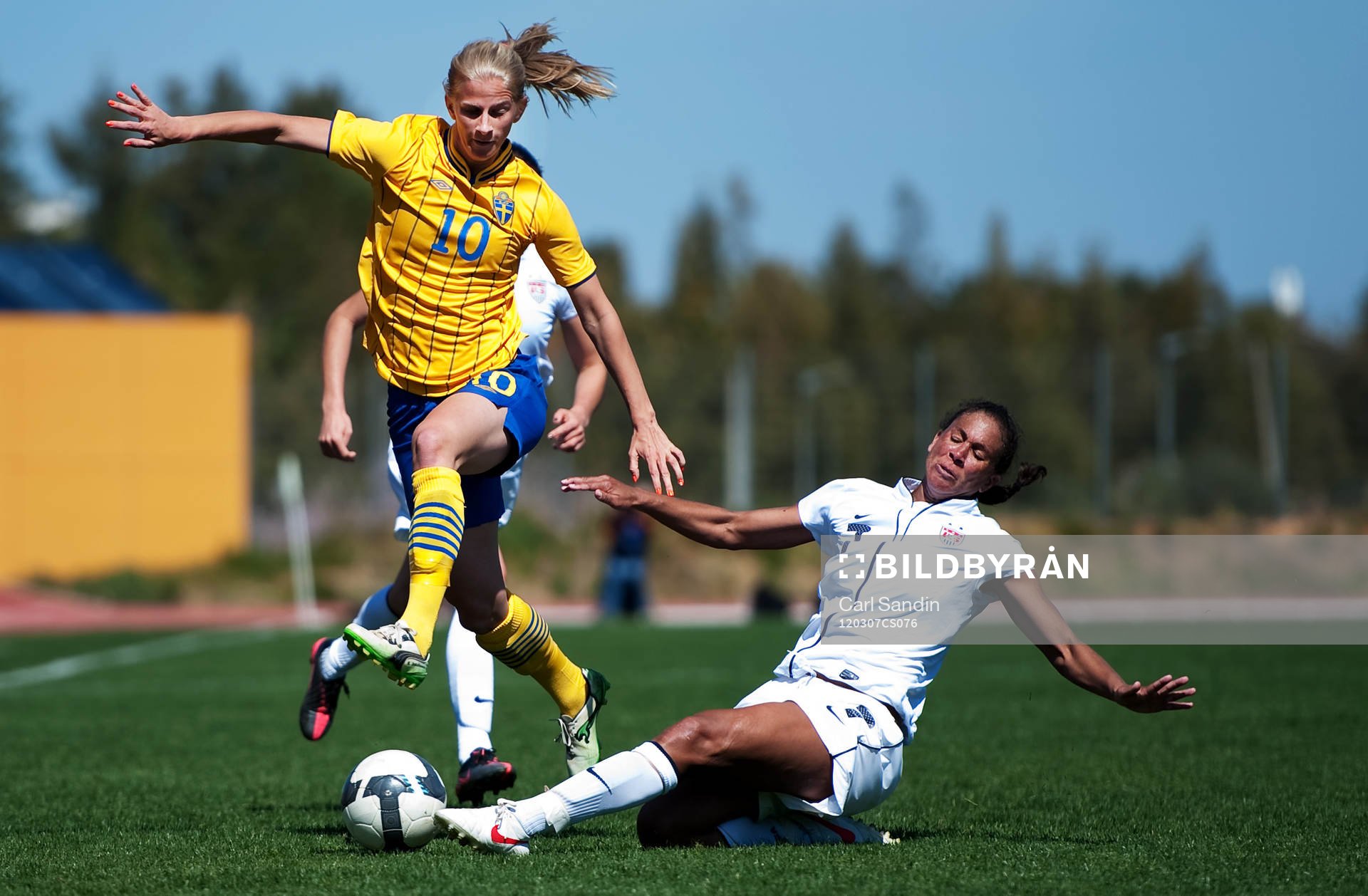 Sofia Jakobsson, Sverige, Shannon Boxx, USA