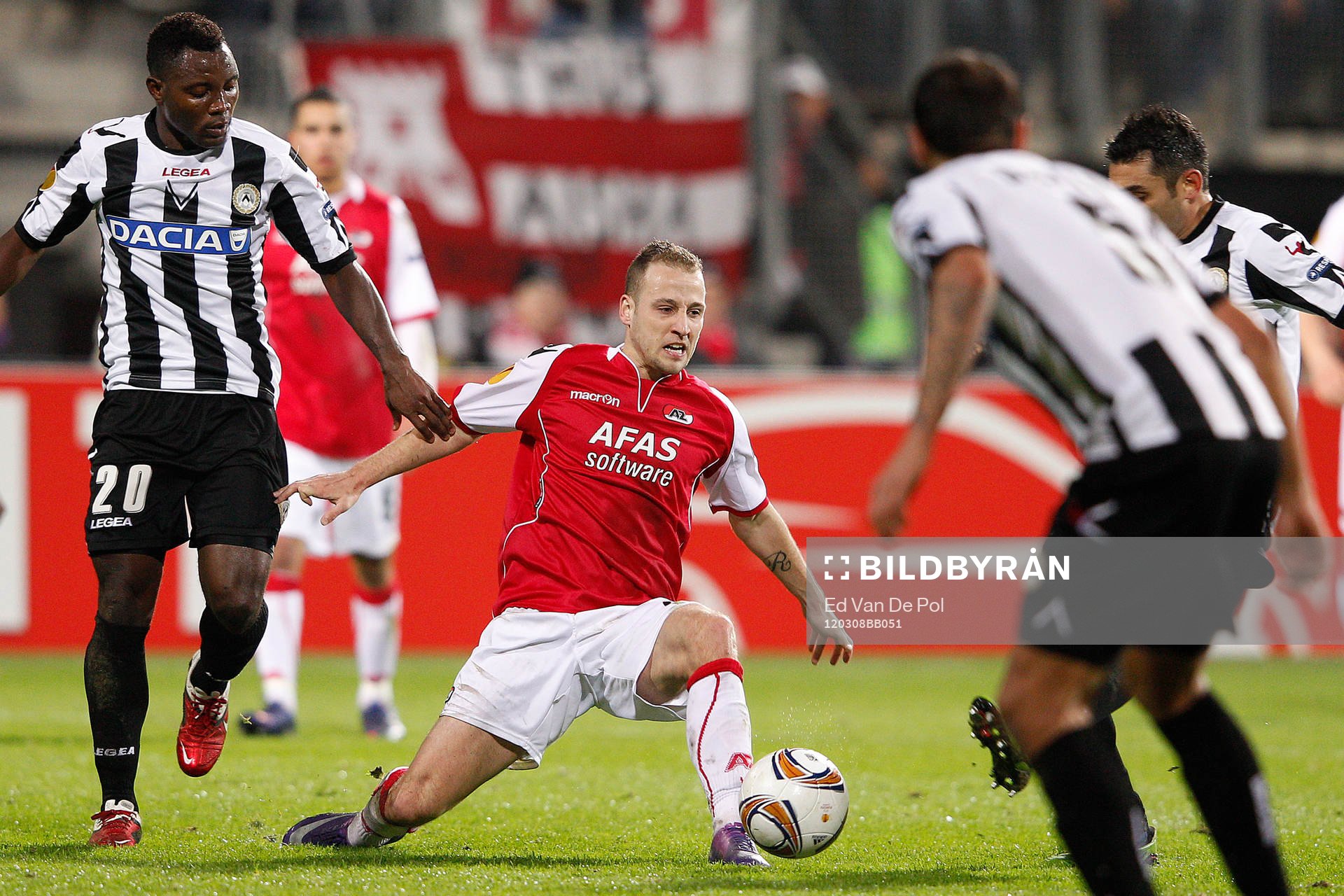 Brett Holman, AZ och Kwadwo Asamoah, Udinese