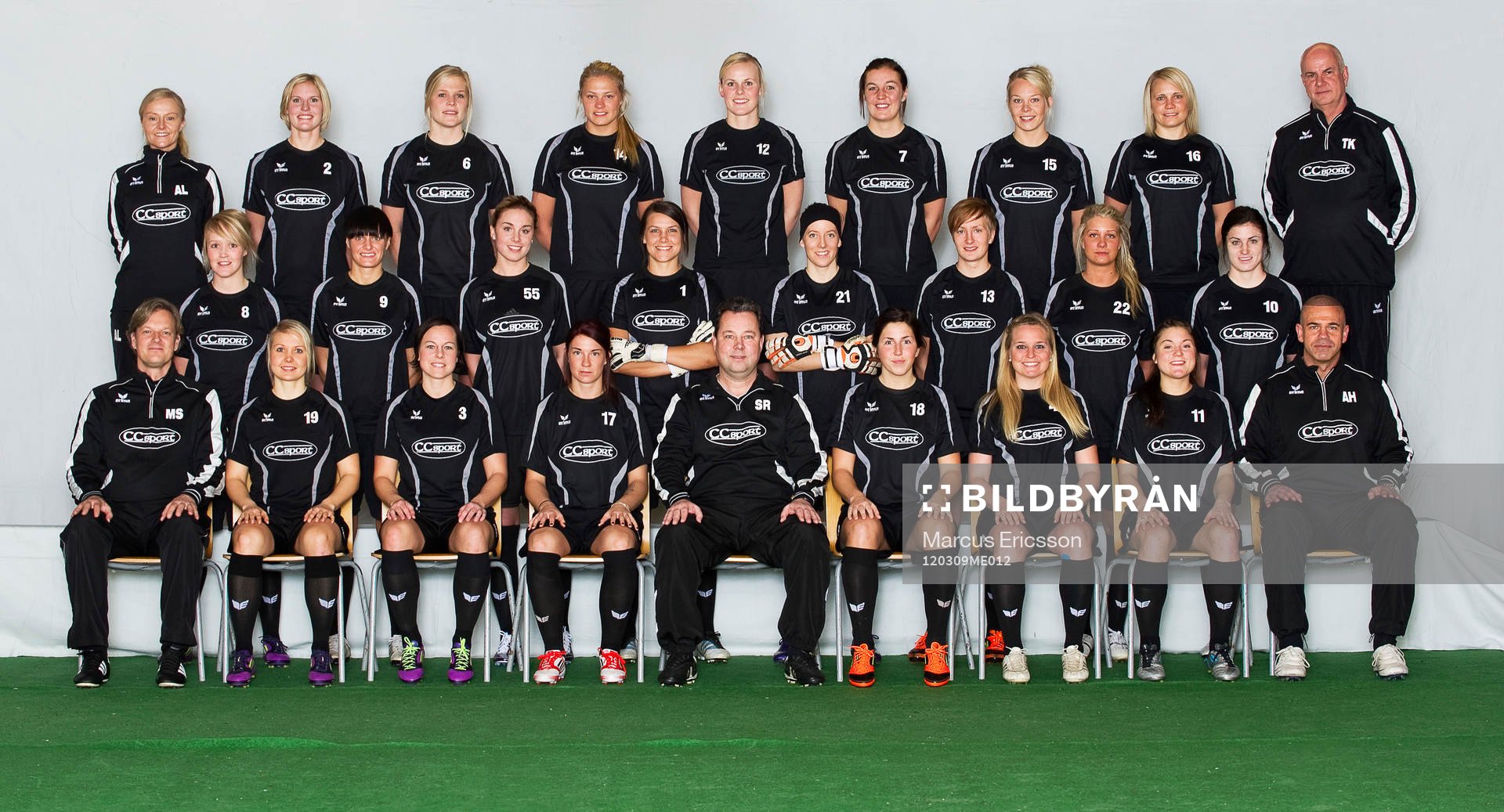 Bakre raden fr v: Annika Lindqvist, sjukvårdare, Sofia