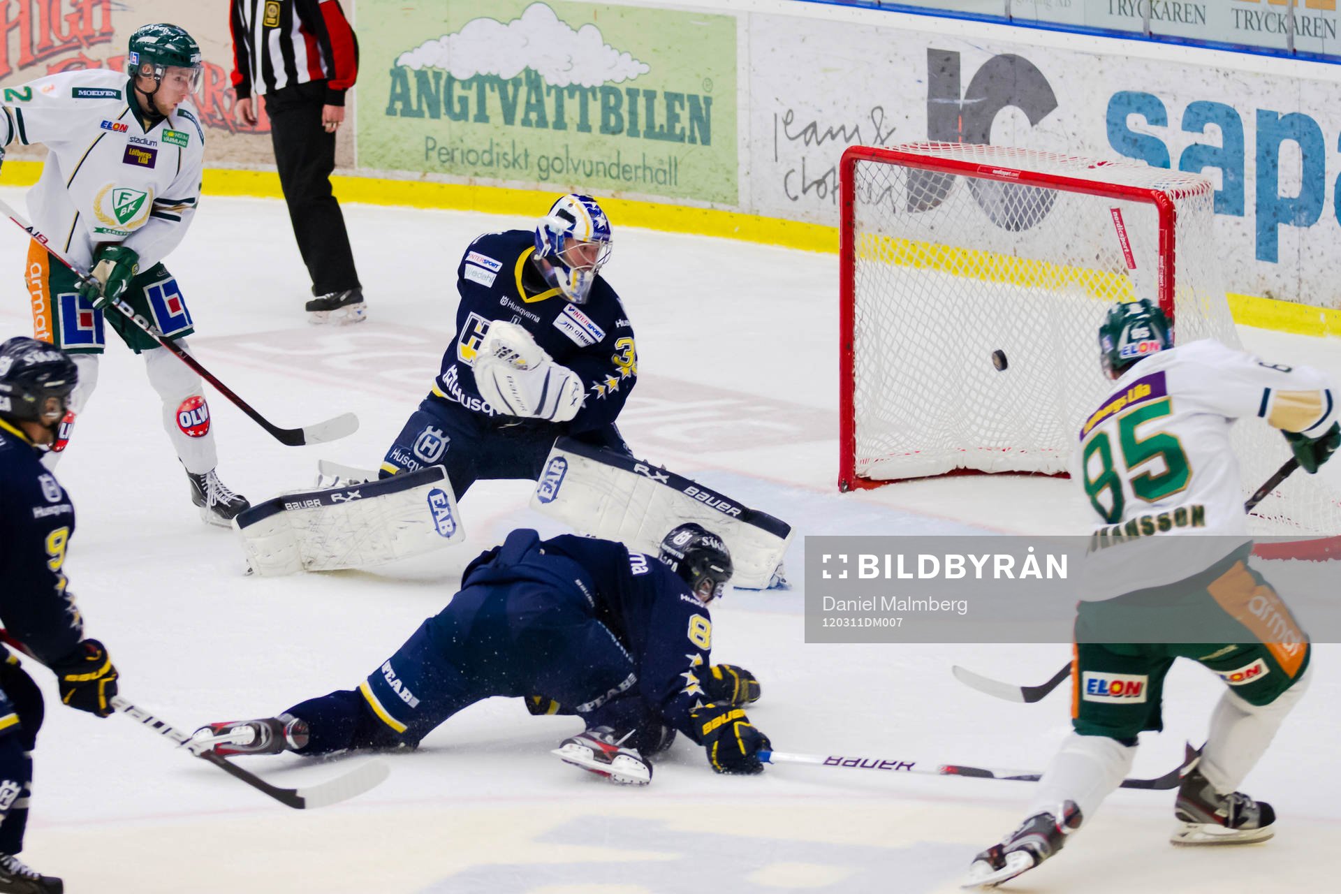 Mål, Andreas Andersson, HV71 (Målvakt), Marius Holtet,