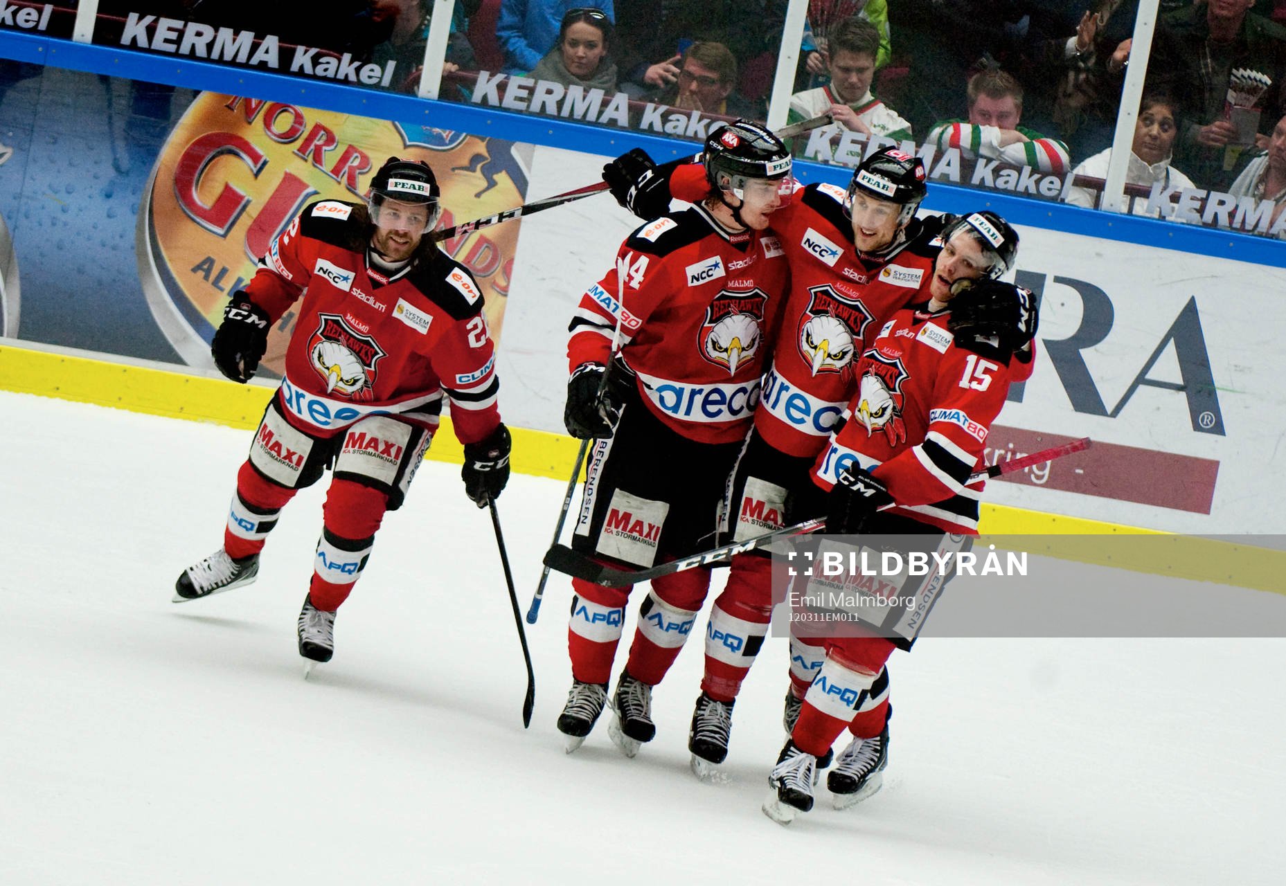 Alexander Barta, Malmö. 5-3. Jubel