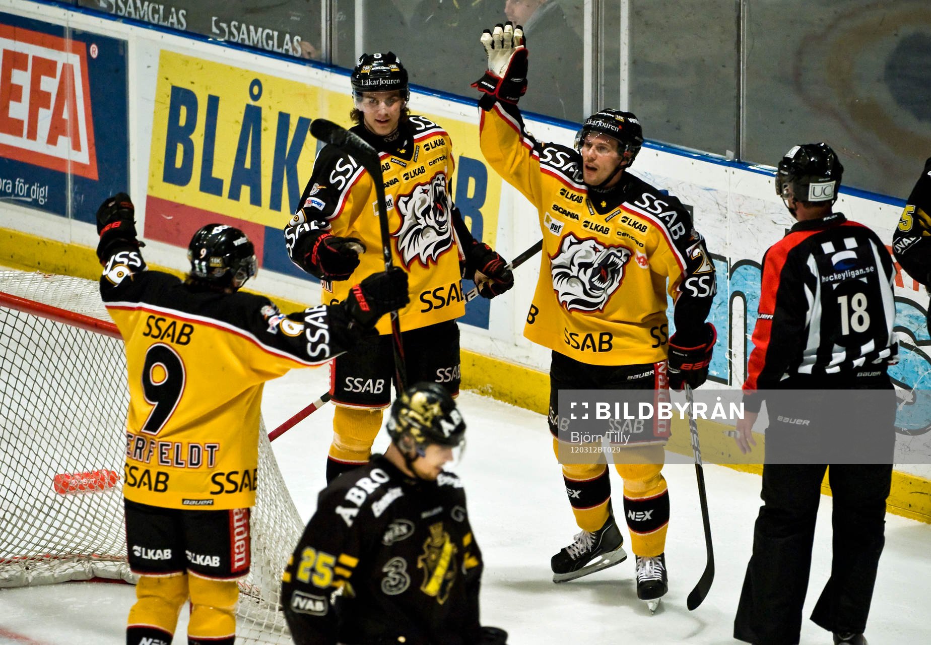 Daniel Gunnarsson och Toni Koivisto, Luleå, jubel