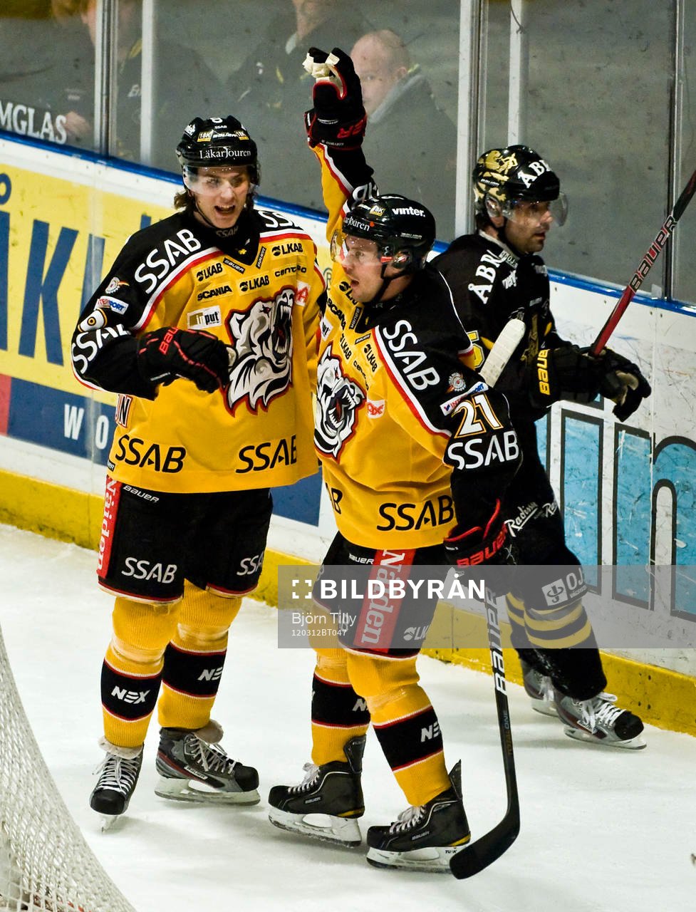 Daniel Gunnarsson och Toni Koivisto, Luleå, jubel
