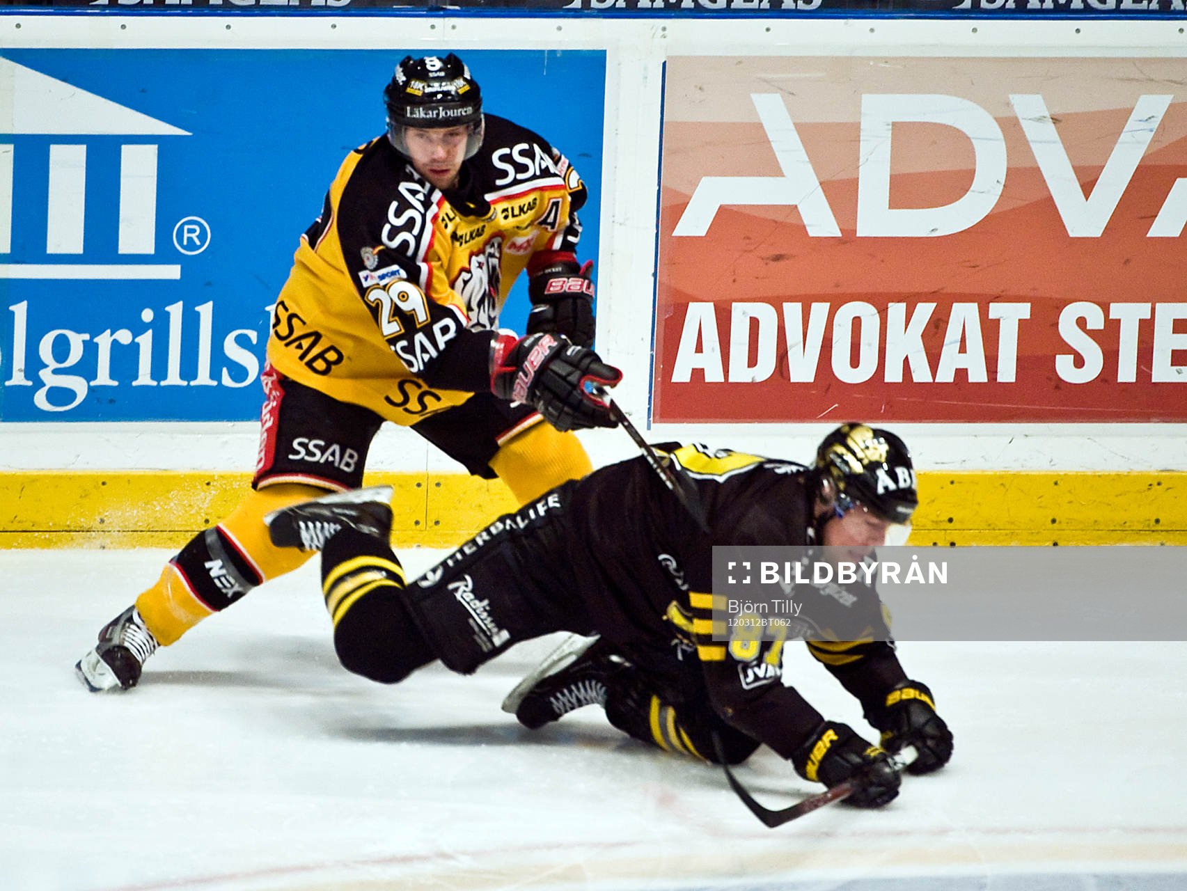Chris Abbott, Luleå och Robert Rosén, AIK