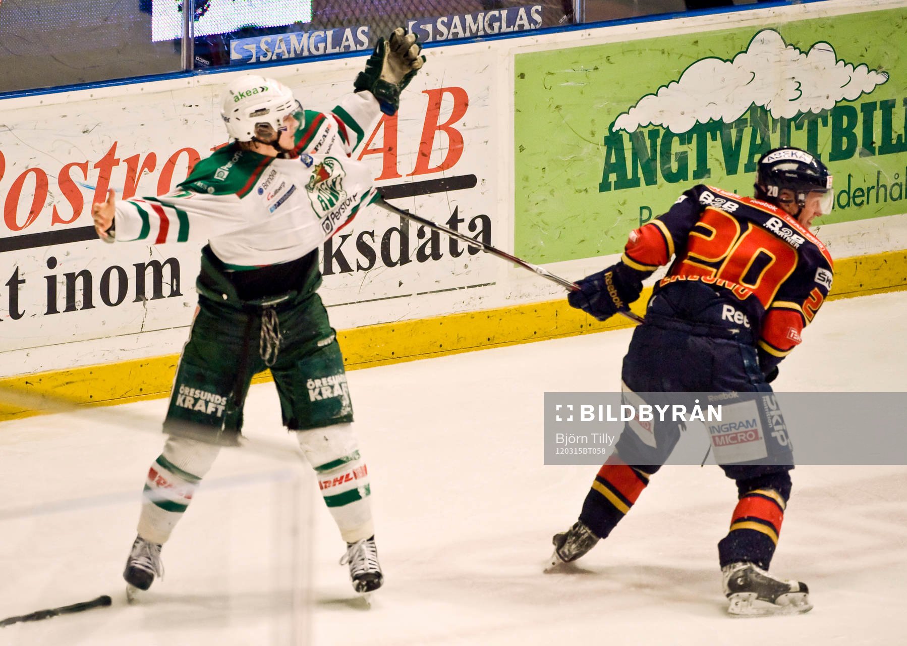 Alexander Bonsaksen, Rögle och Christian Eklund,