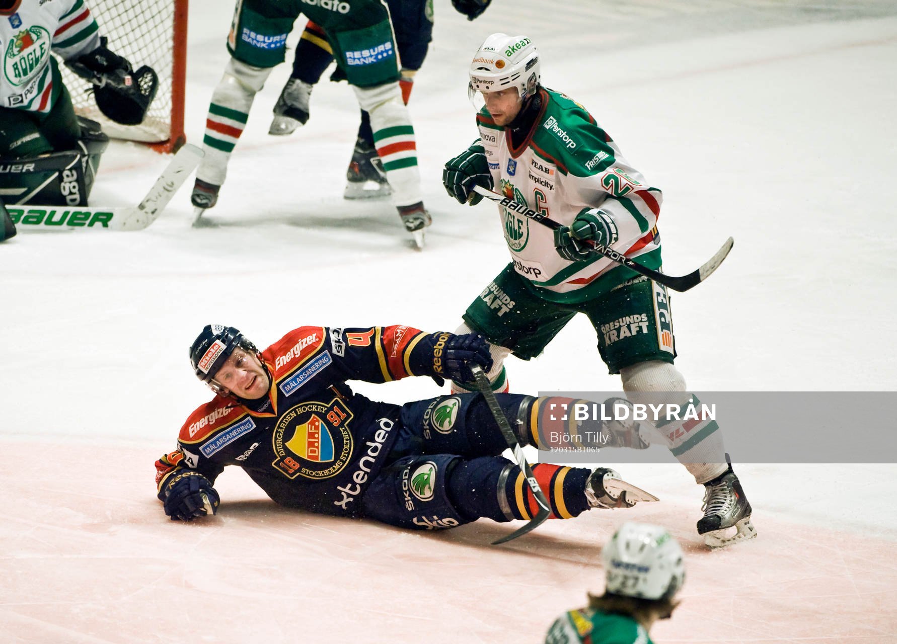 Marcus Nilson, Djurgårdenä och Jakob Johansson, Rögle