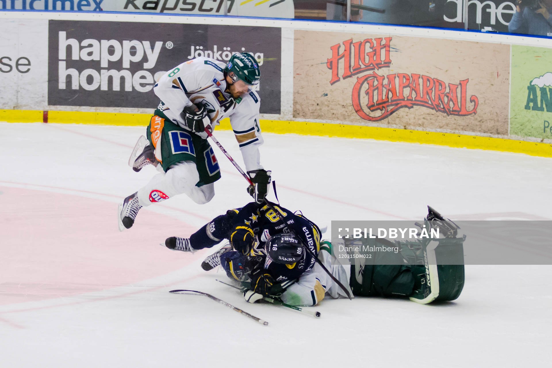 Jesper Fasth, HV71 kolliderade med Cristopher Nihlstorp,