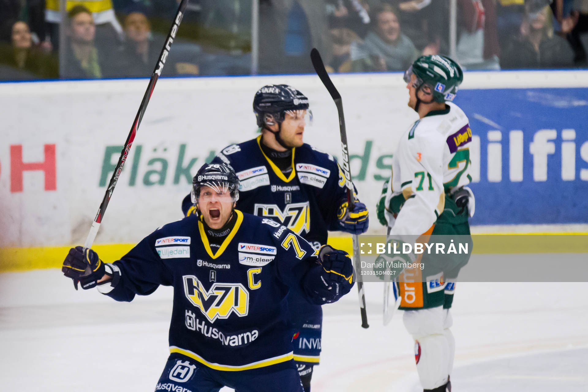 Johan Davidsson, HV71 jubel