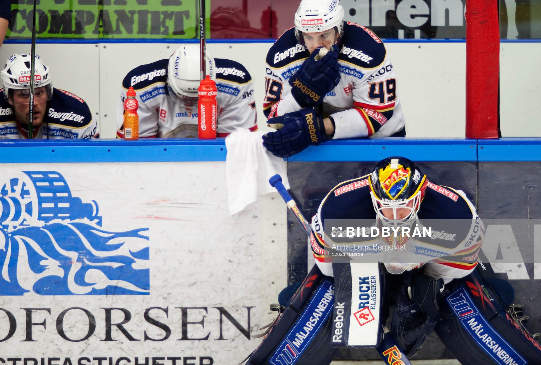 Gustaf Wesslau, målvakt och Kyle Klubertanz, Djurgården